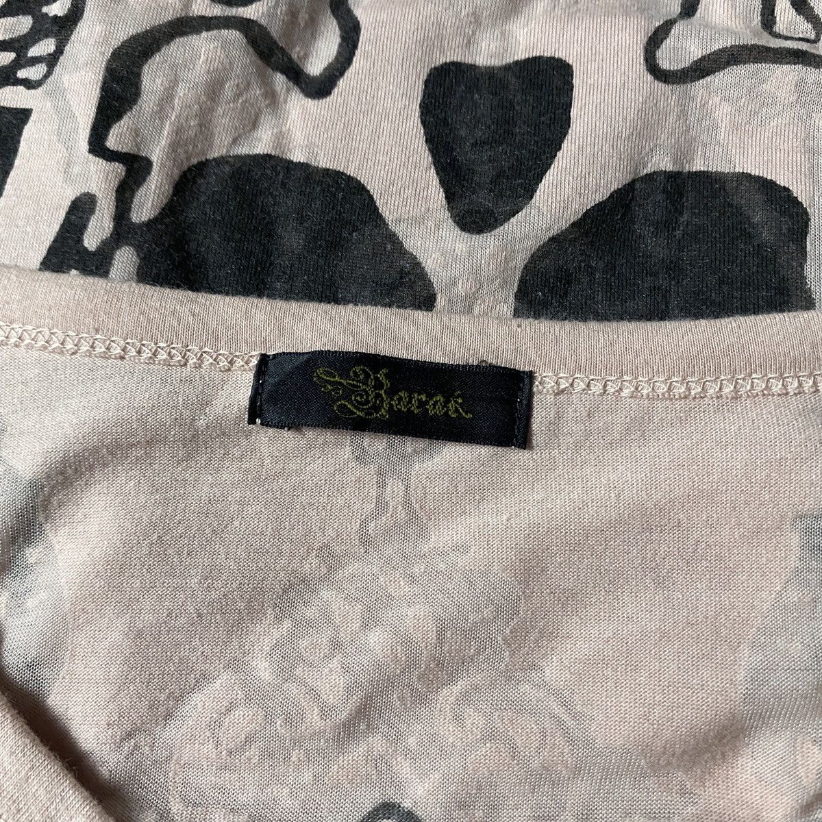 If Six Was Nine × Japanese Brand × Le Grande Bleu (L.G.B.) 2000's Barak Skull Mirror Abstract Longsleeve Size US XS / EU 42 / 0 - 7 Thumbnail