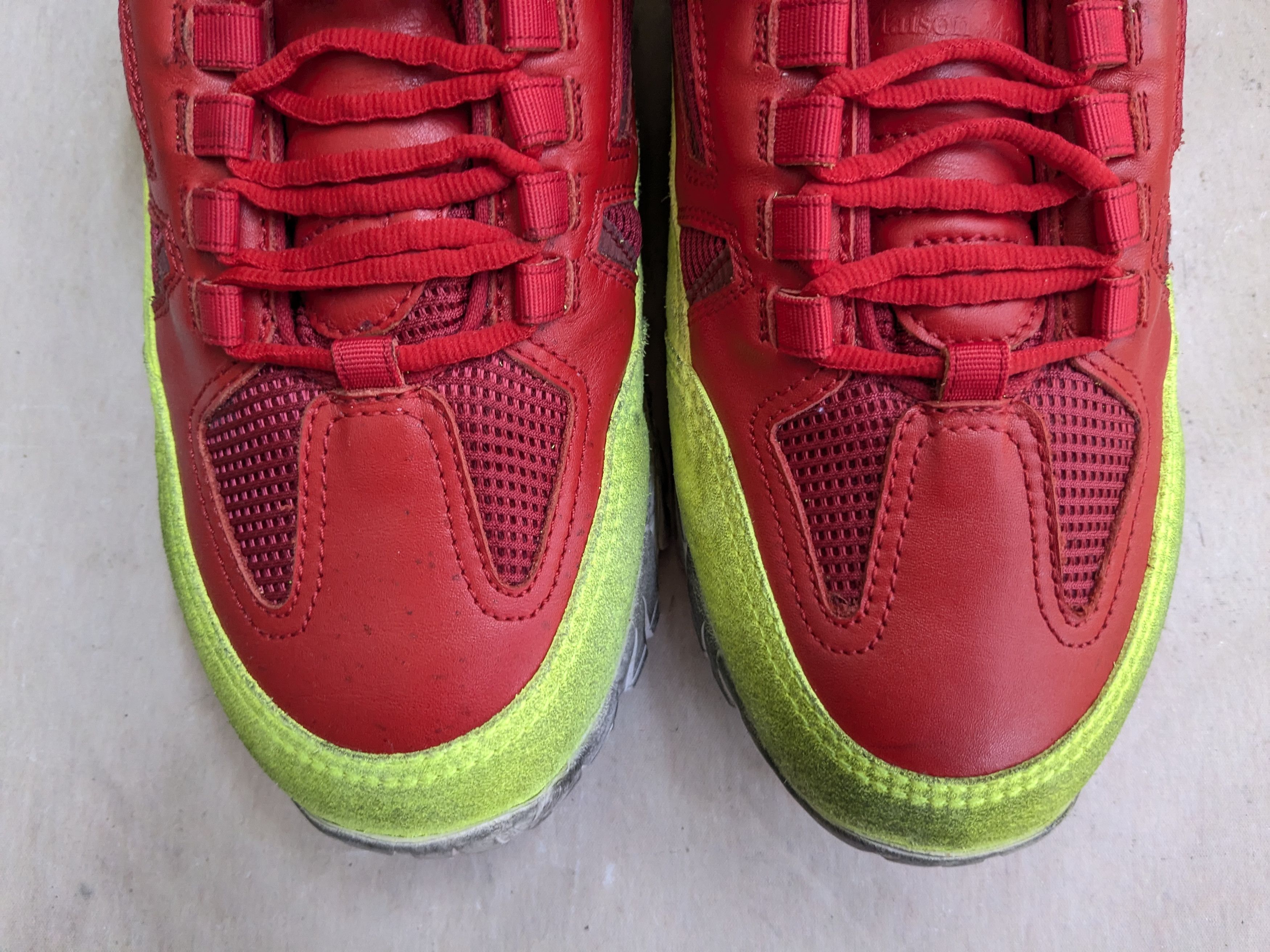 Maison Margiela Maison Margiela Security Sneakers Green Red 13 46 Size US 13 / EU 46 - 5 Thumbnail
