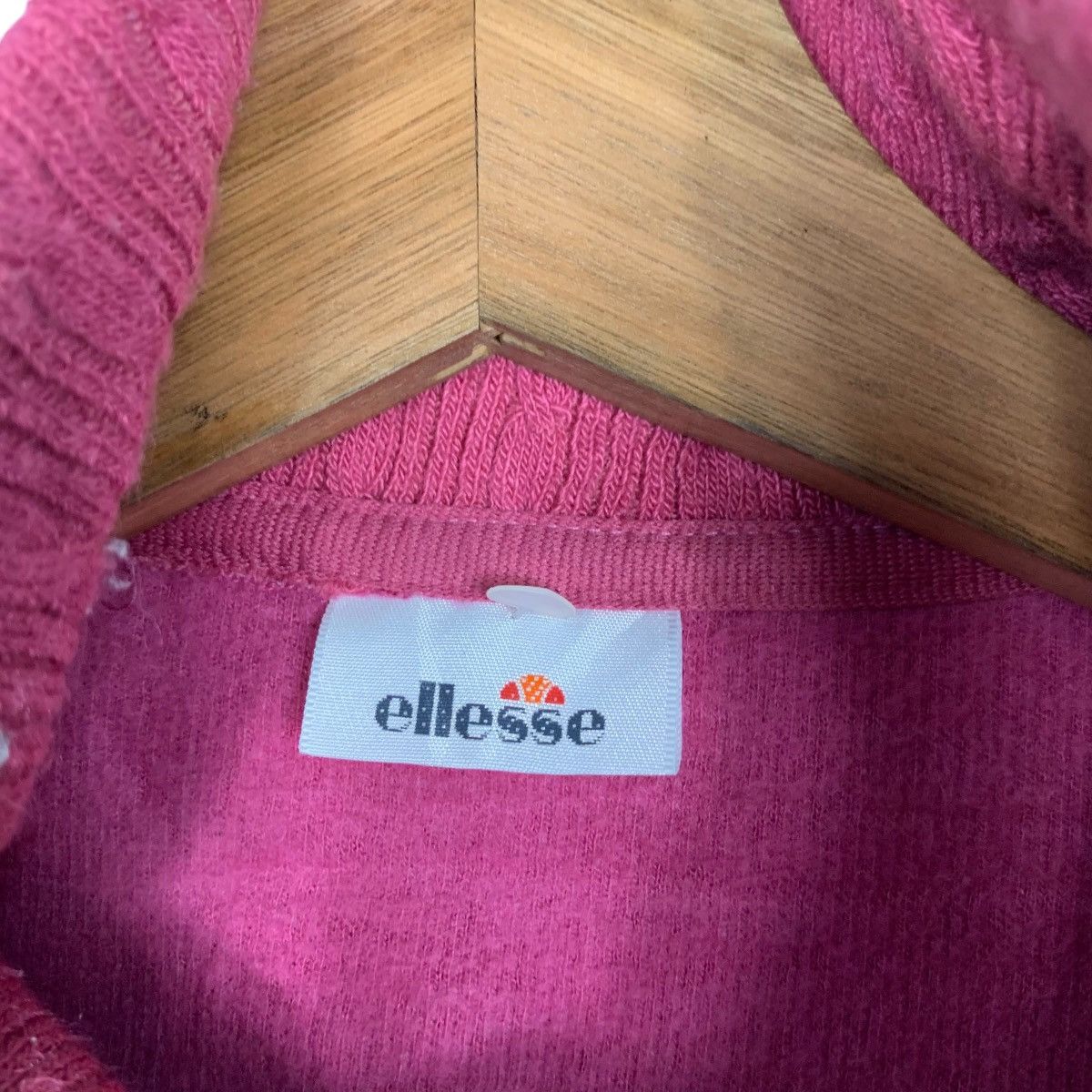Ellesse ELLESSE Half Zip Turtleneck Pink Sweater #1904-C83 Size L / US 10 / IT 46 - 12 Thumbnail