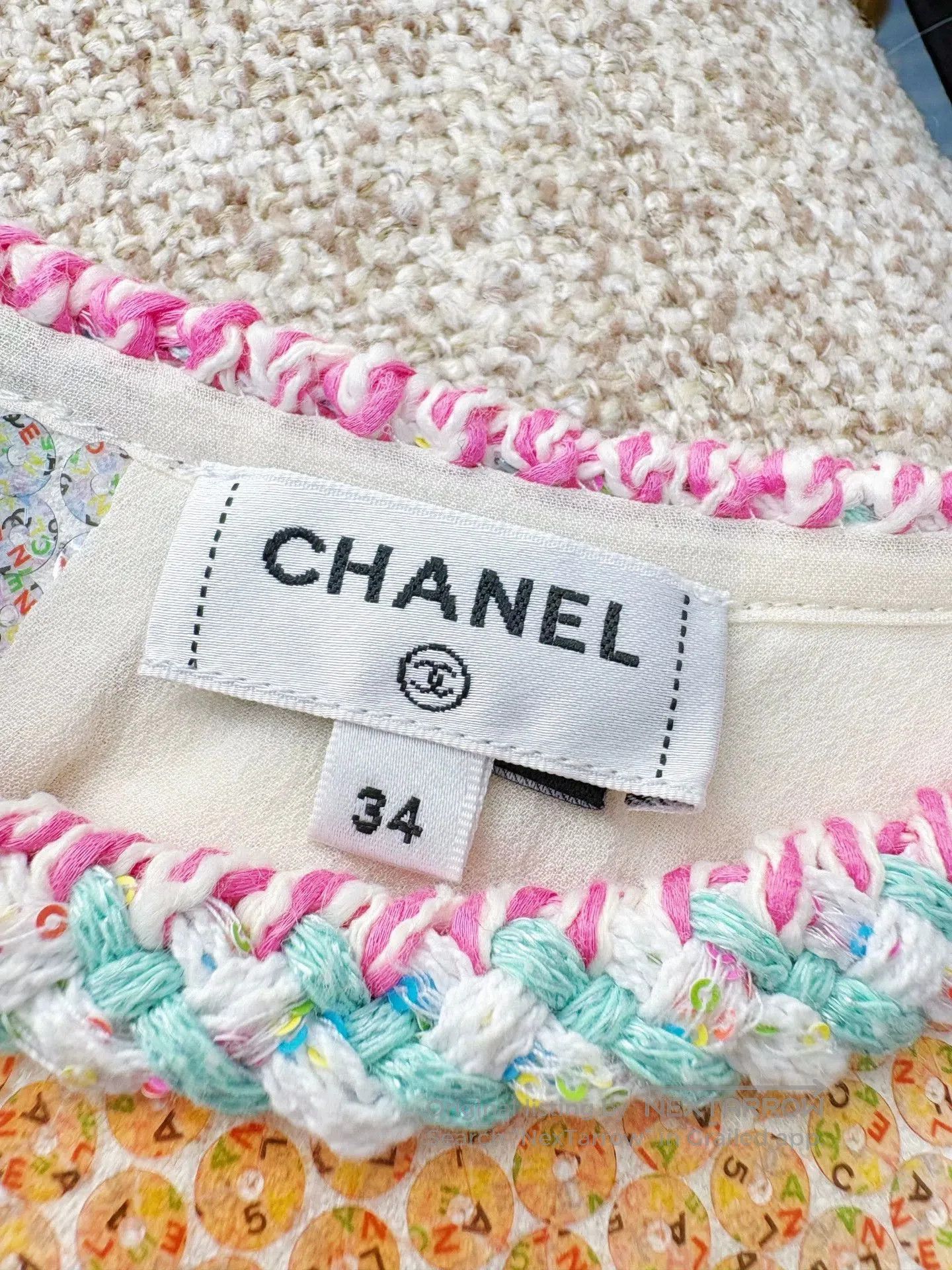 Chanel Chanel 24C Sequin Diamond Buckle Vest. Size US XS / EU 42 / 0 - 5 Thumbnail