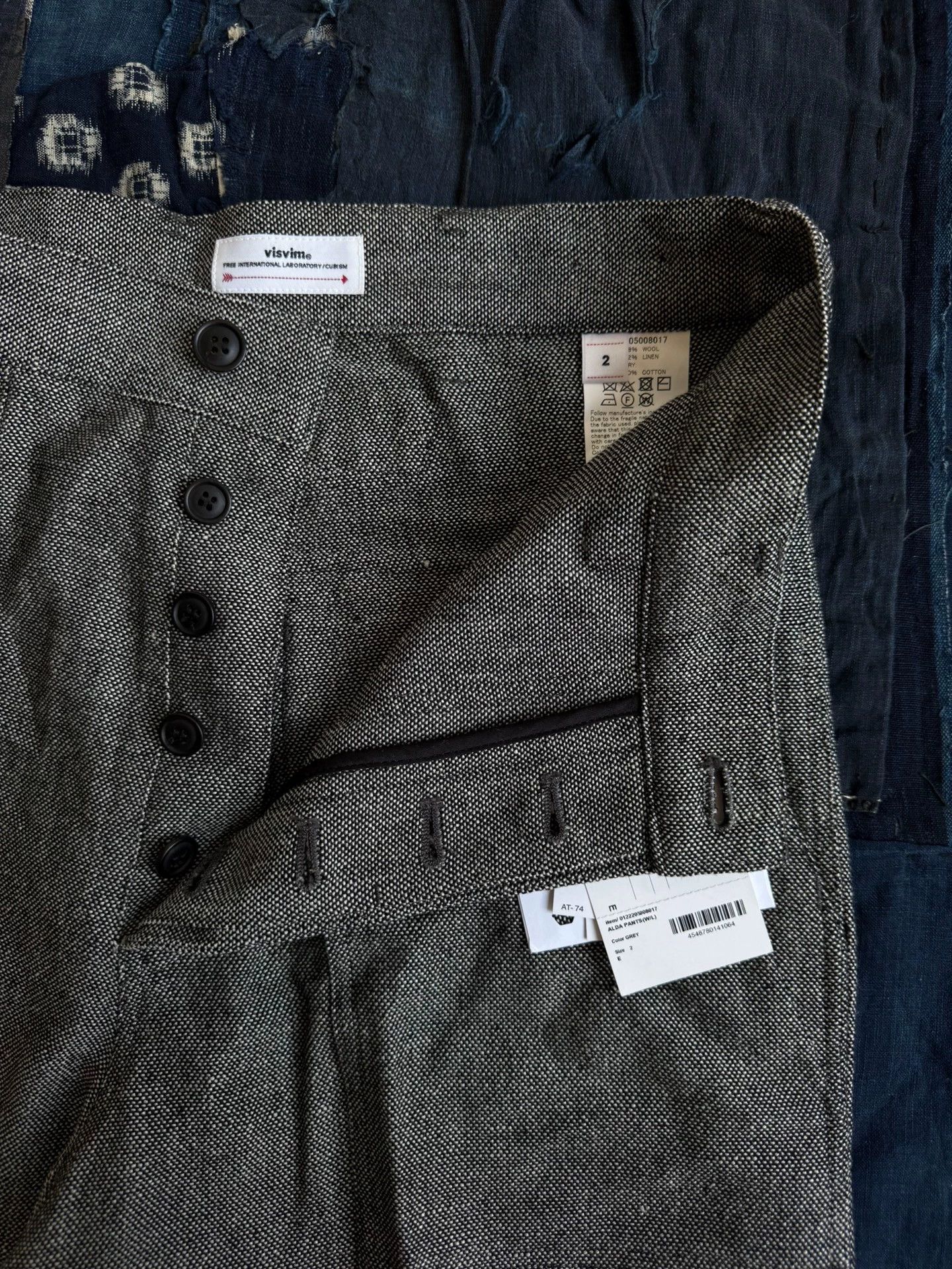Visvim VISVIM 22AW ALDA Pants W/L Grey Size 2 New w/ Tags Size US 32 / EU 48 - 4 Thumbnail