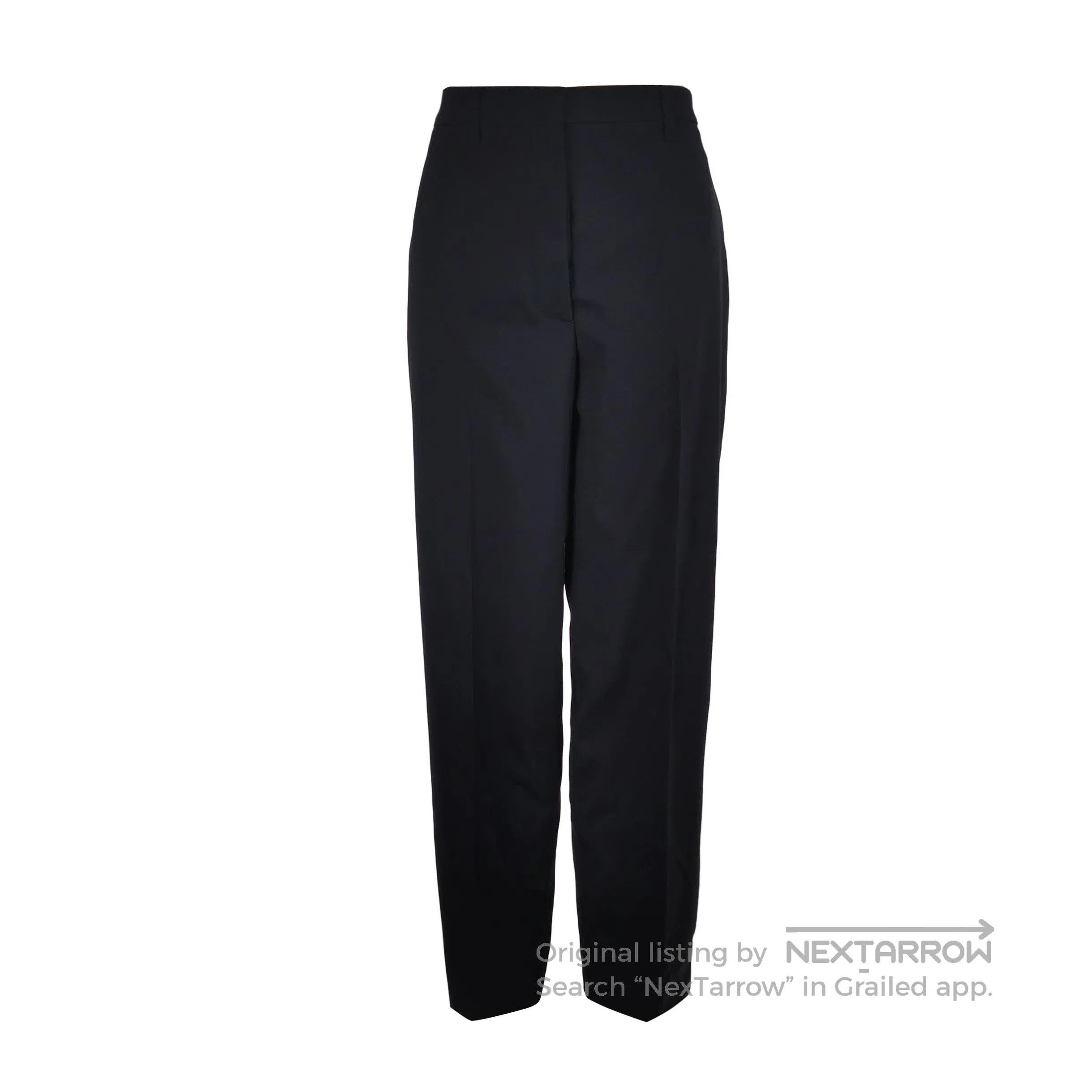 Prada Prada Slim Fit Wool Trousers in Navy . Size 39" - 1 Thumbnail