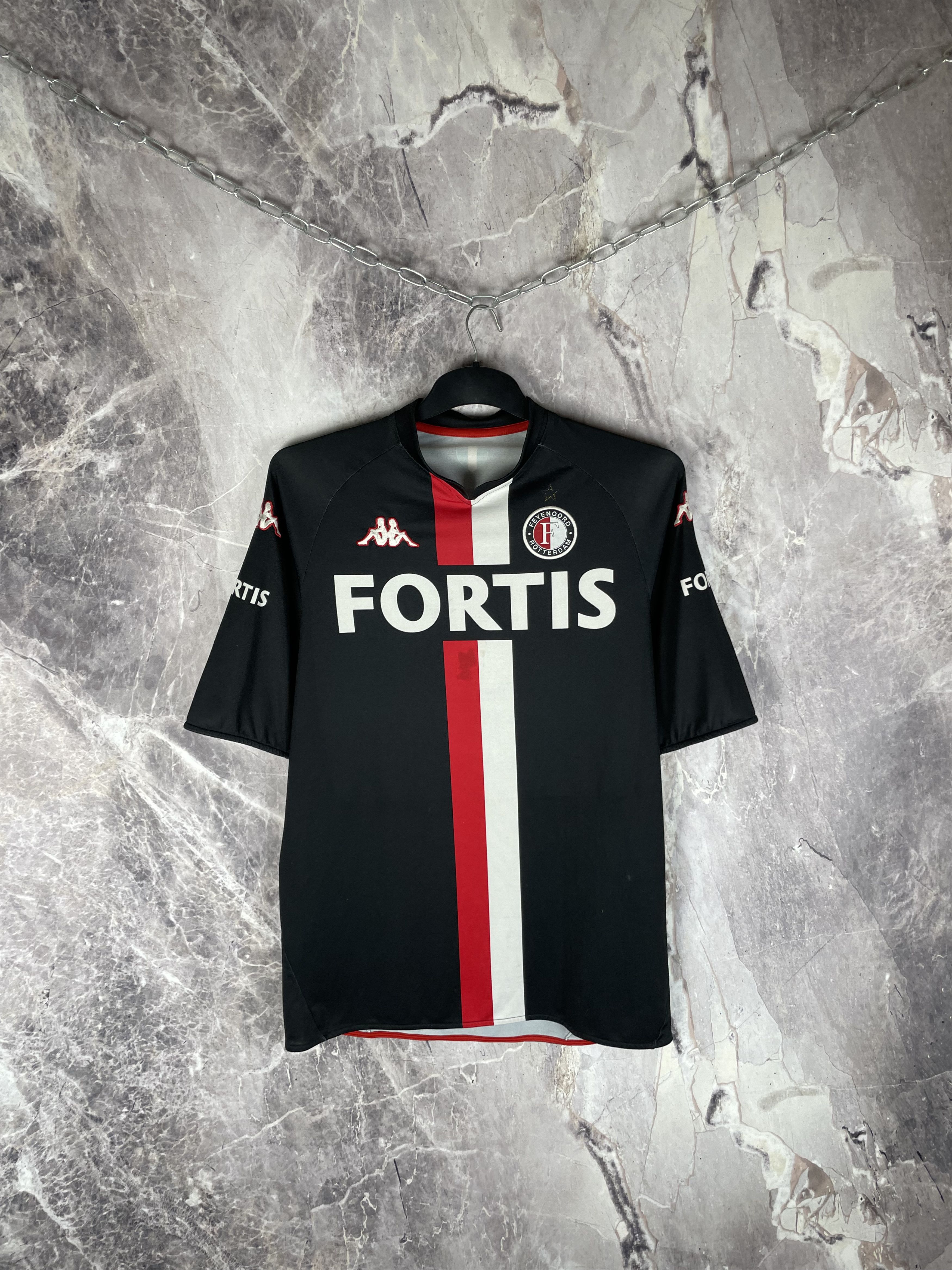 Kappa JERSEY FEYENOORD 2007-2008 VINTAGE RARE [XL] Size US XL / EU 56 / 4 - 2 Thumbnail