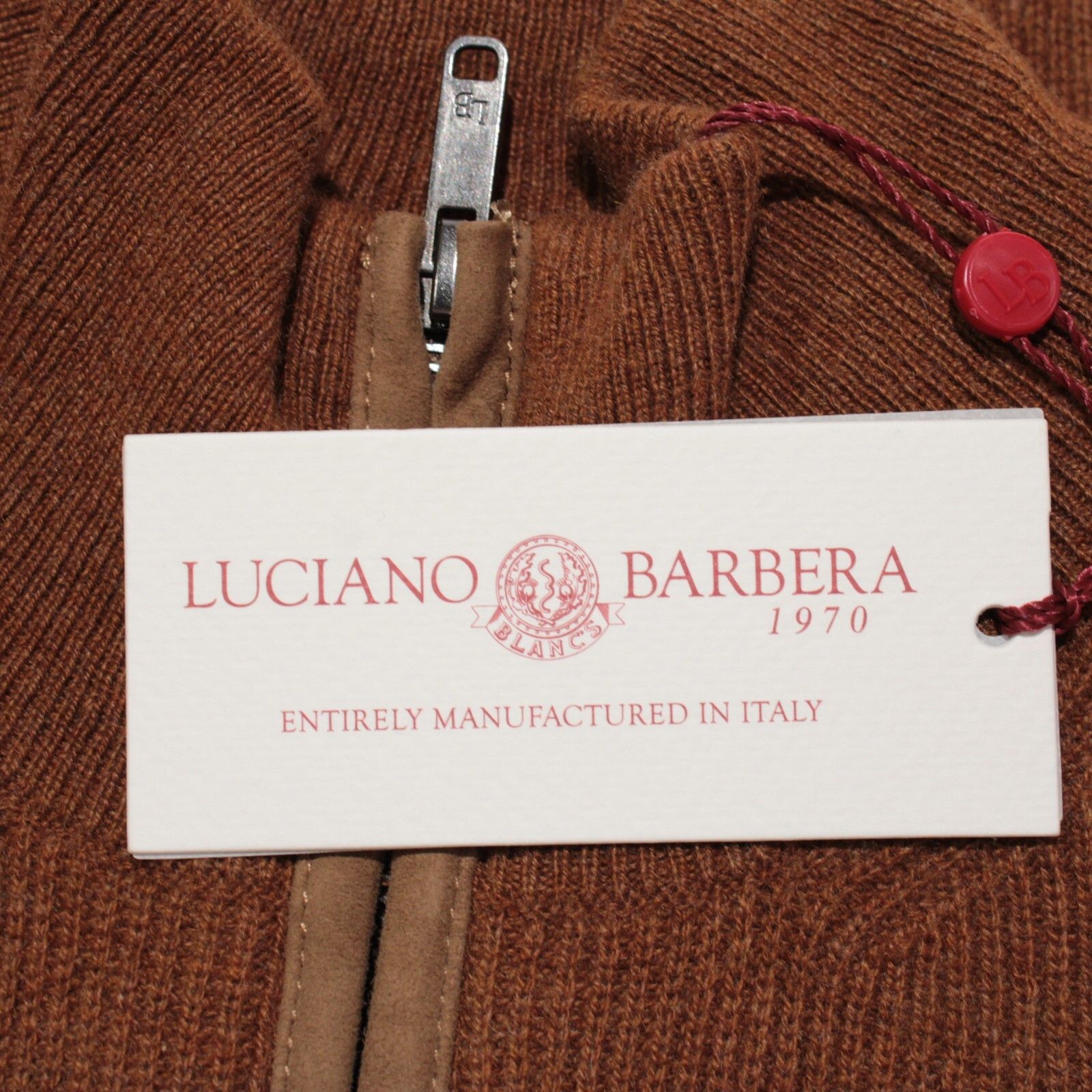 Luciano Barbera Luciano Barbera Sweater Size US M in Brown Size US M / EU 48-50 / 2 - 2 Thumbnail