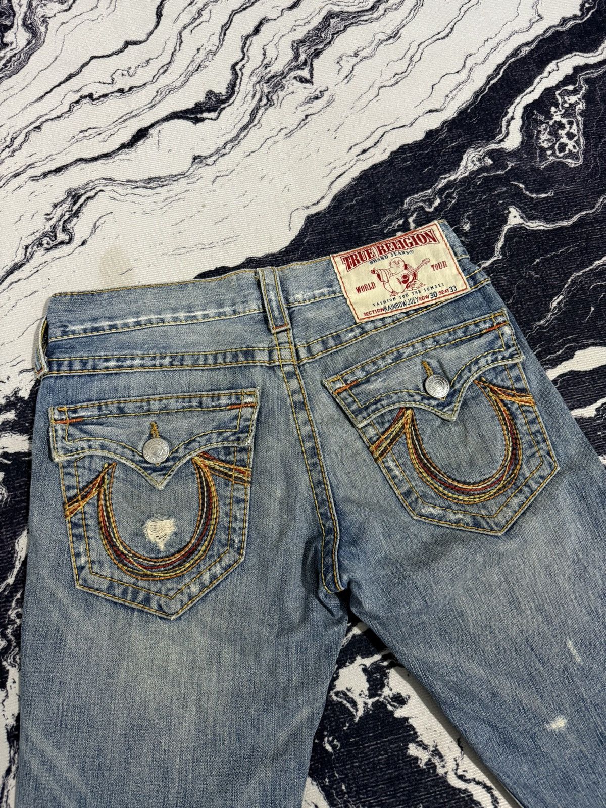 True Religion True religion world tour section rainbow joey jeans bootcut Size US 30 / EU 46 - 2 Thumbnail