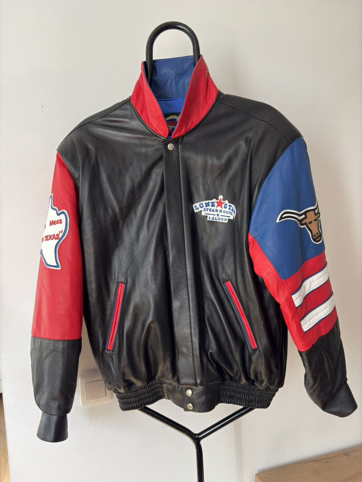 Designer × Jeff Hamilton Jeff Hamilton Vintage Leather Jacket – Lone Star – 1991 Size US M / EU 48-50 / 2 - 13 Thumbnail