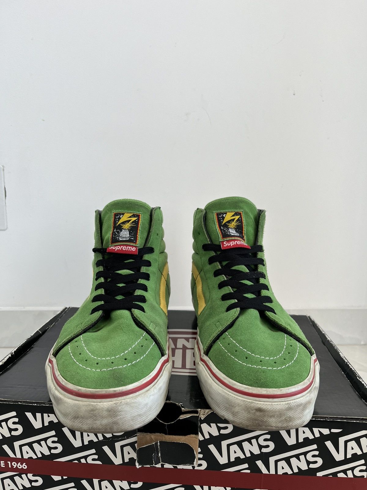 Supreme × Vans Vans x Supreme x Bad Brain Sk8-HI green Size US 11 / EU 44 - 5 Thumbnail