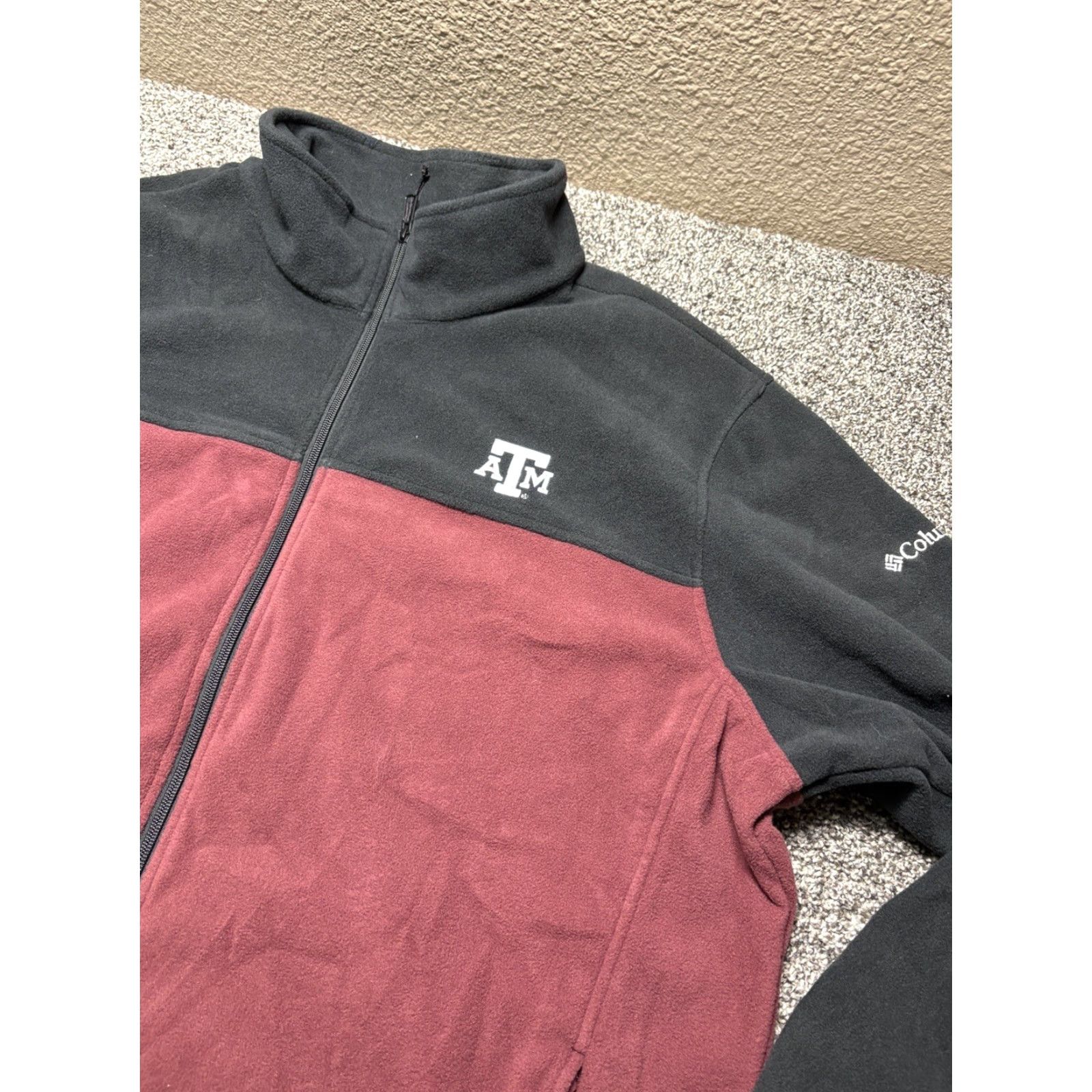 Vintage Columbia Jacket Men 3XL Maroon Black Collegiate Full Zip Texas A&M Aggies Size US XXL / EU 58 / 5 - 2 Thumbnail