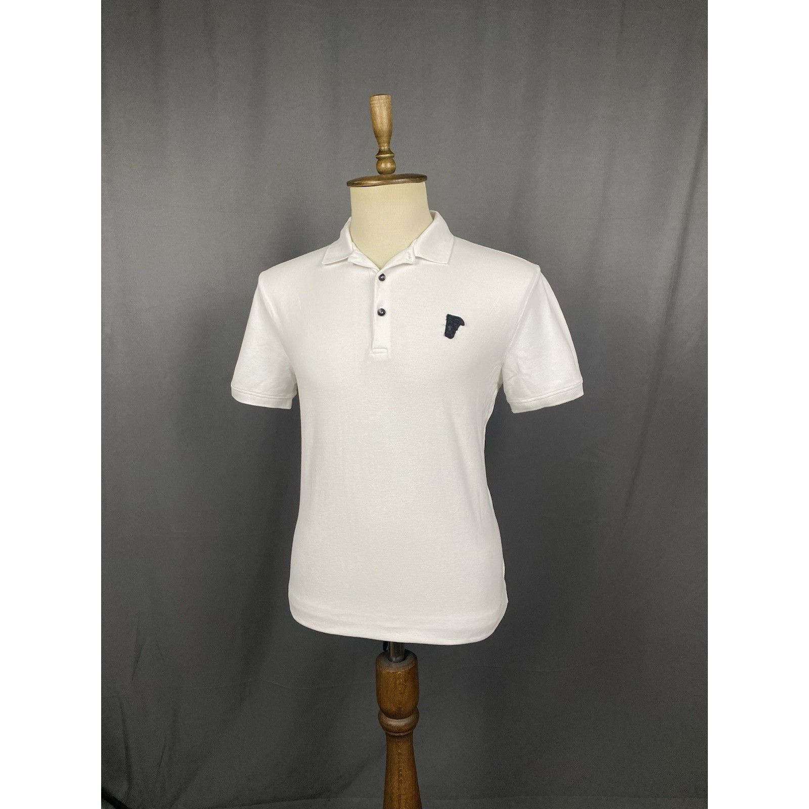 Versace Versace Collection Small Logo Men's White Polo T-Shirt Size Size US L / EU 52-54 / 3 - 4 Thumbnail