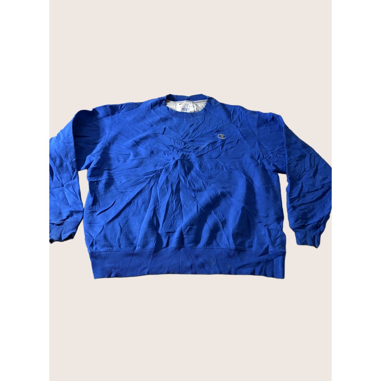 Champion Champion Sweatshirt Mens XL Blue Fleece Pullover Crewneck Logo Casual Size US XL / EU 56 / 4 - 1 Thumbnail