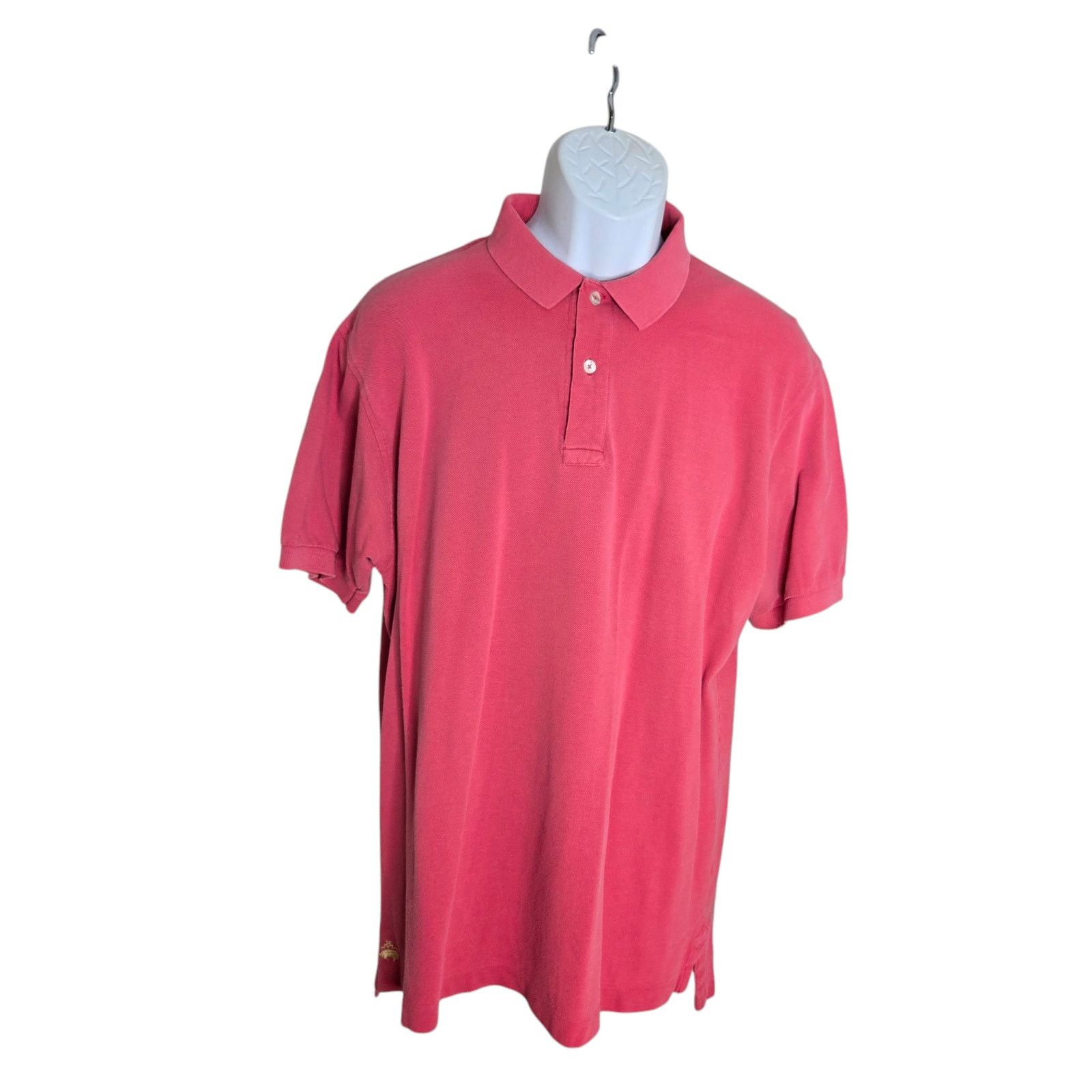 Nike Brooks Brothers Mens Polo Shirt Large Golden Fleece Salmon Size US L / EU 52-54 / 3 - 3 Thumbnail