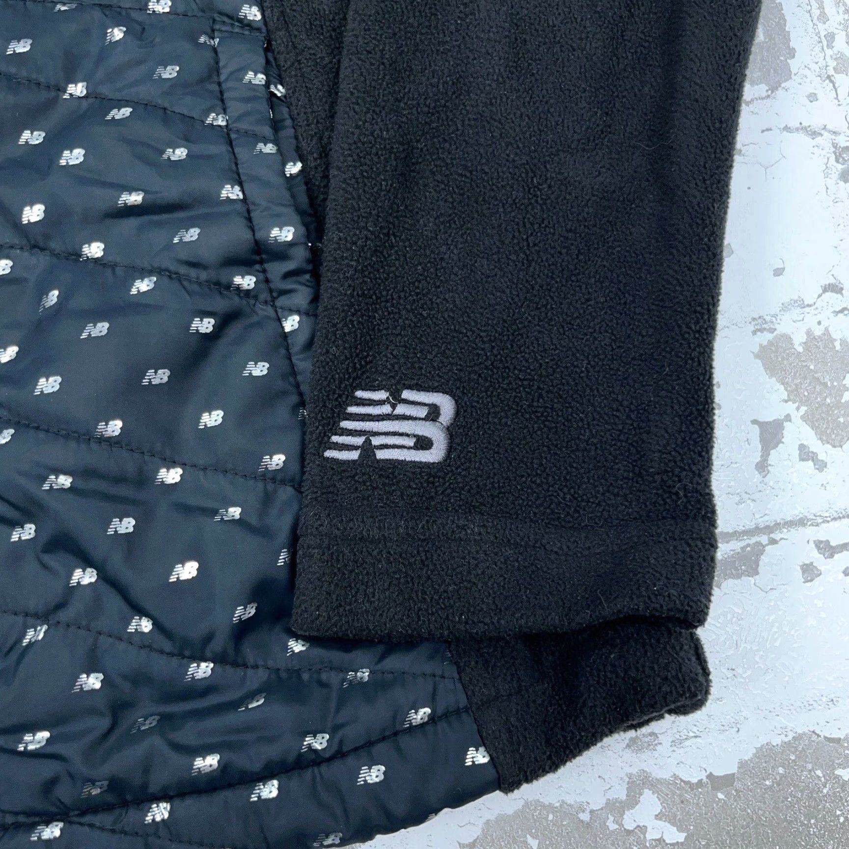 New Balance New Balance Jacket Women M Black Fleece Full Zip - Basic, All Seasons, Lightweight, Pockets, Regular Fit Size M / US 6-8 / IT 42-44 - 5 Thumbnail