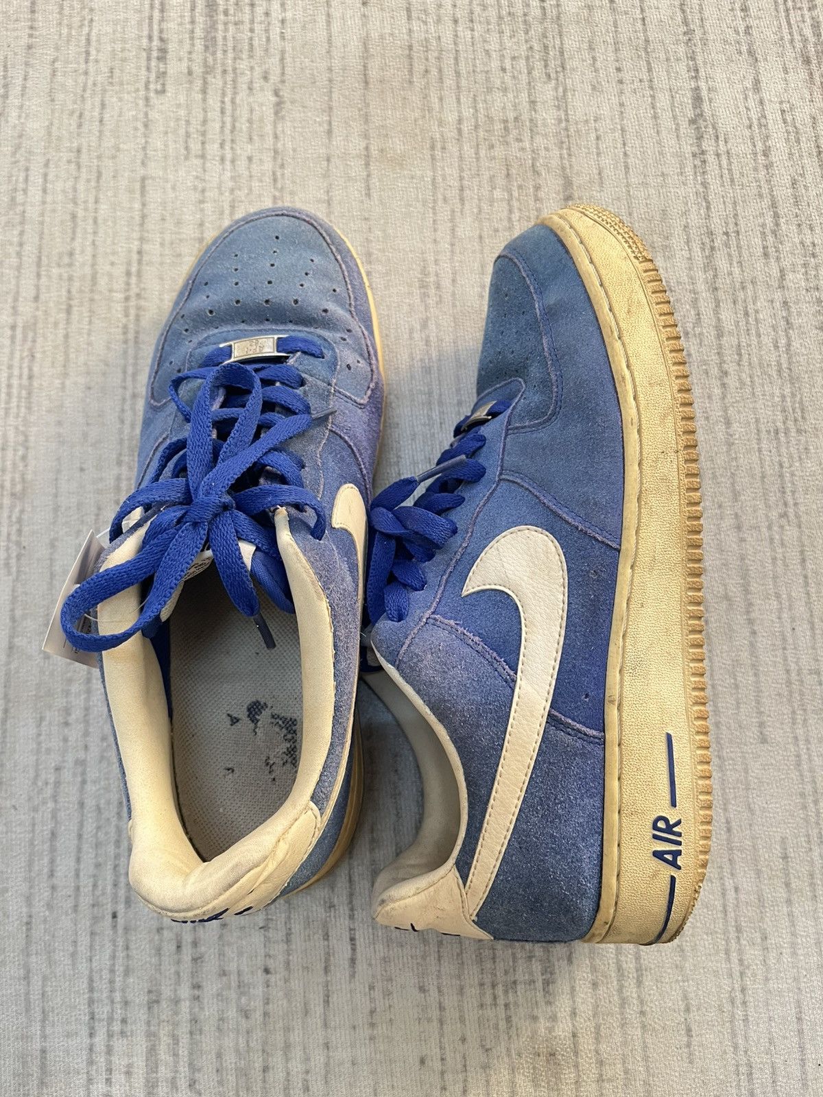 Nike Vintage 80s nike air force 1 blue shoes Size US 9 / EU 42 - 1 Thumbnail