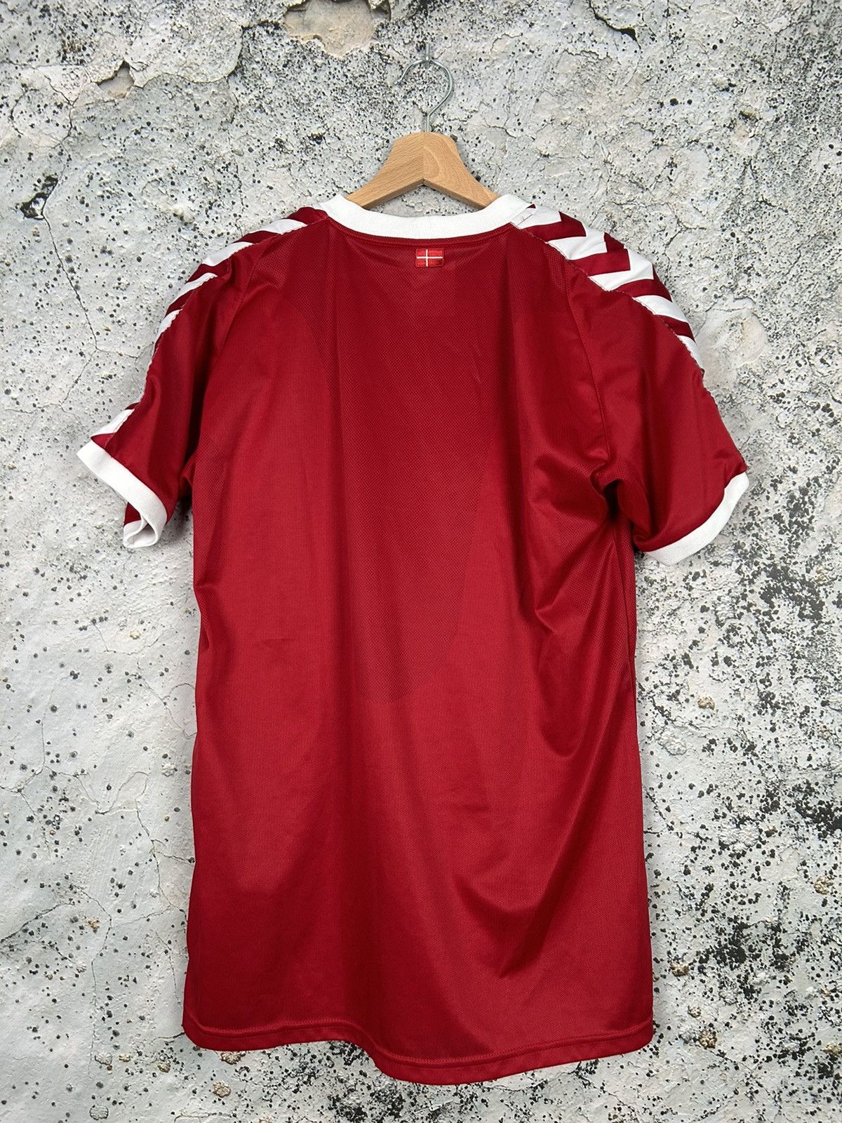 Hummel Vintage Denmark 2002 Soccer Jersey Football Hummel Rare Size US L / EU 52-54 / 3 - 4 Thumbnail