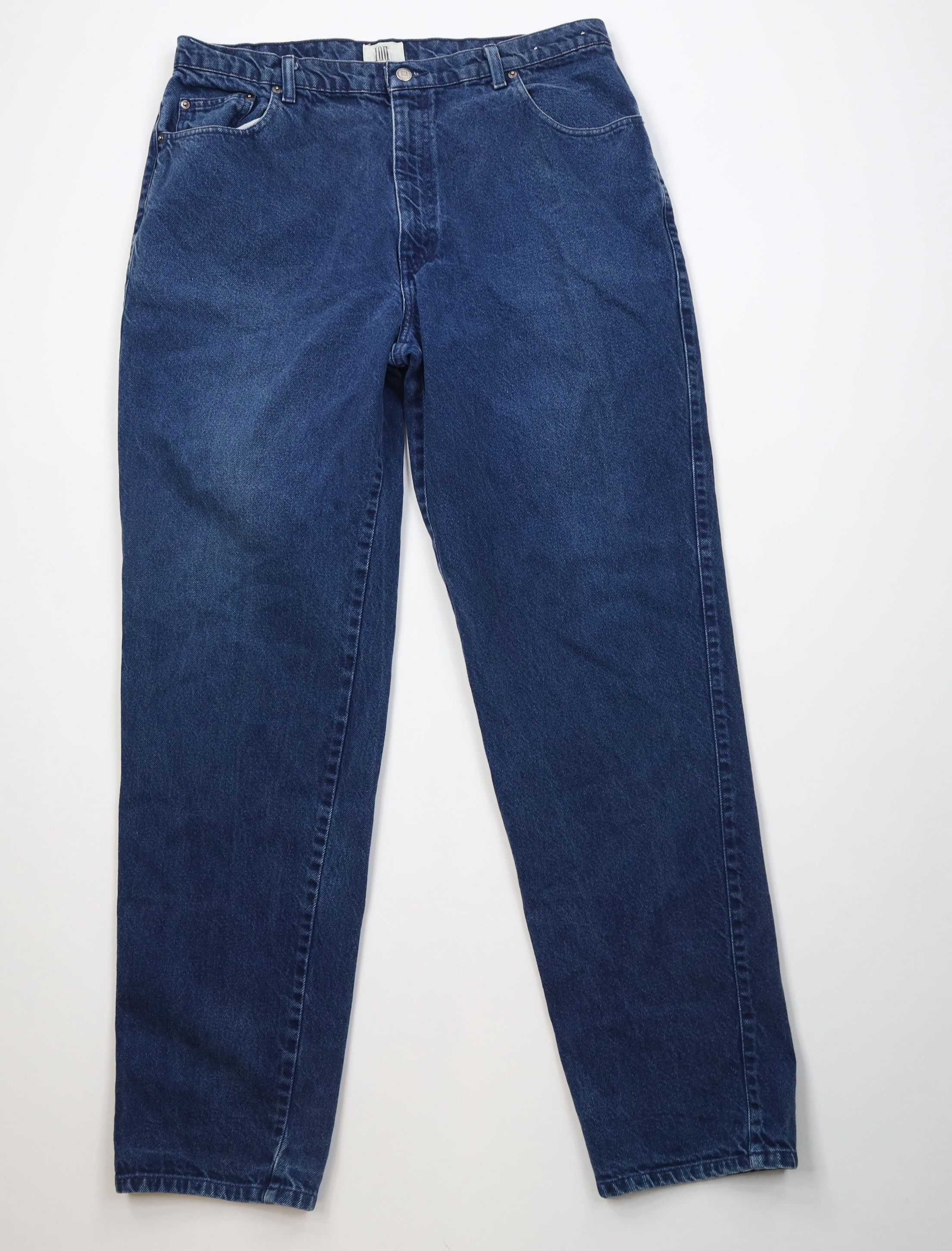 Vintage Vintage 90s IOU Skateboarding Tapered Leg Denim Jeans Blue Size US 38 / EU 54 - 1 Thumbnail