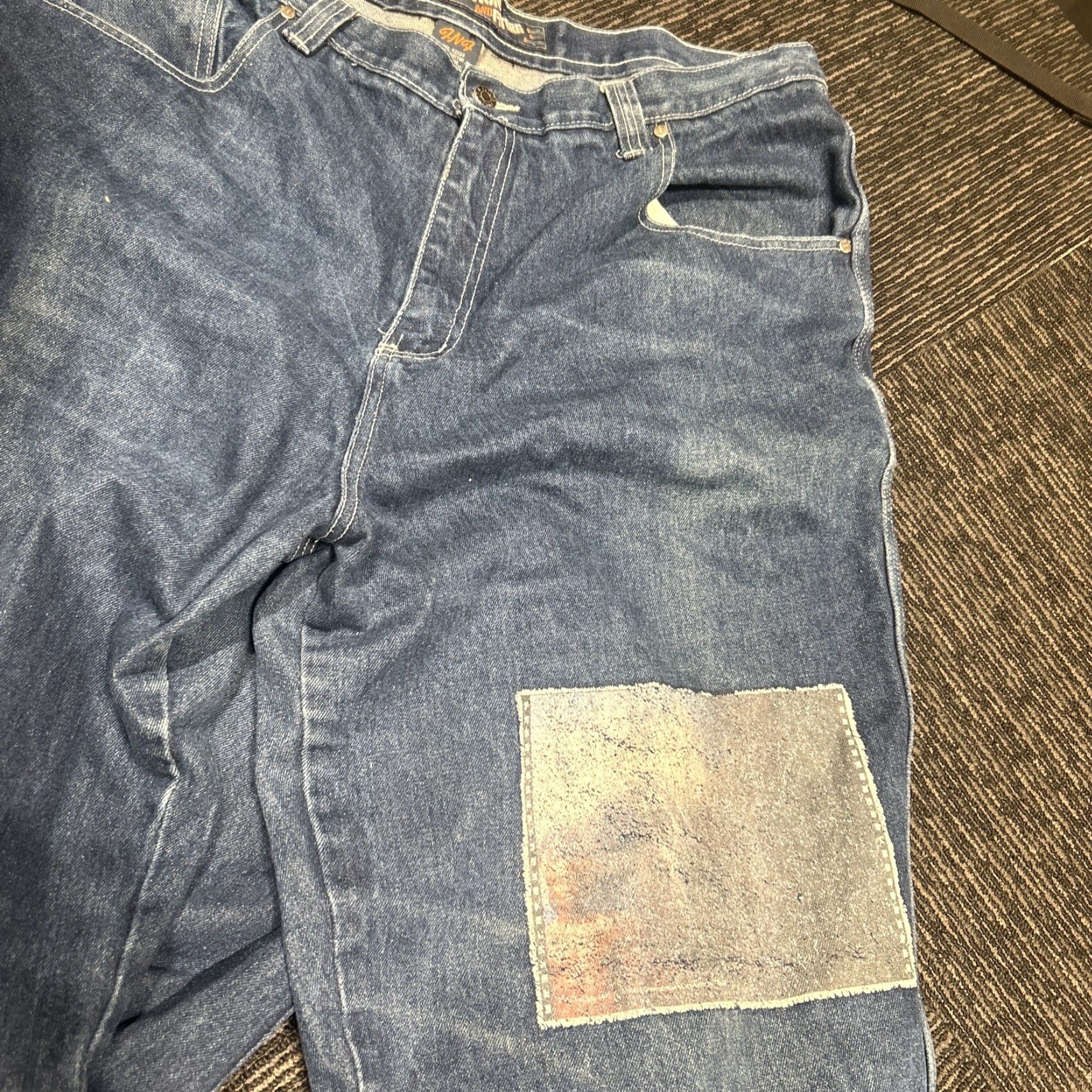 Vintage VINTAGE Function And Future Denim Jeans Skaters Denim 42x34 Men Baggy Blue Size US 42 / EU 58 - 4 Thumbnail