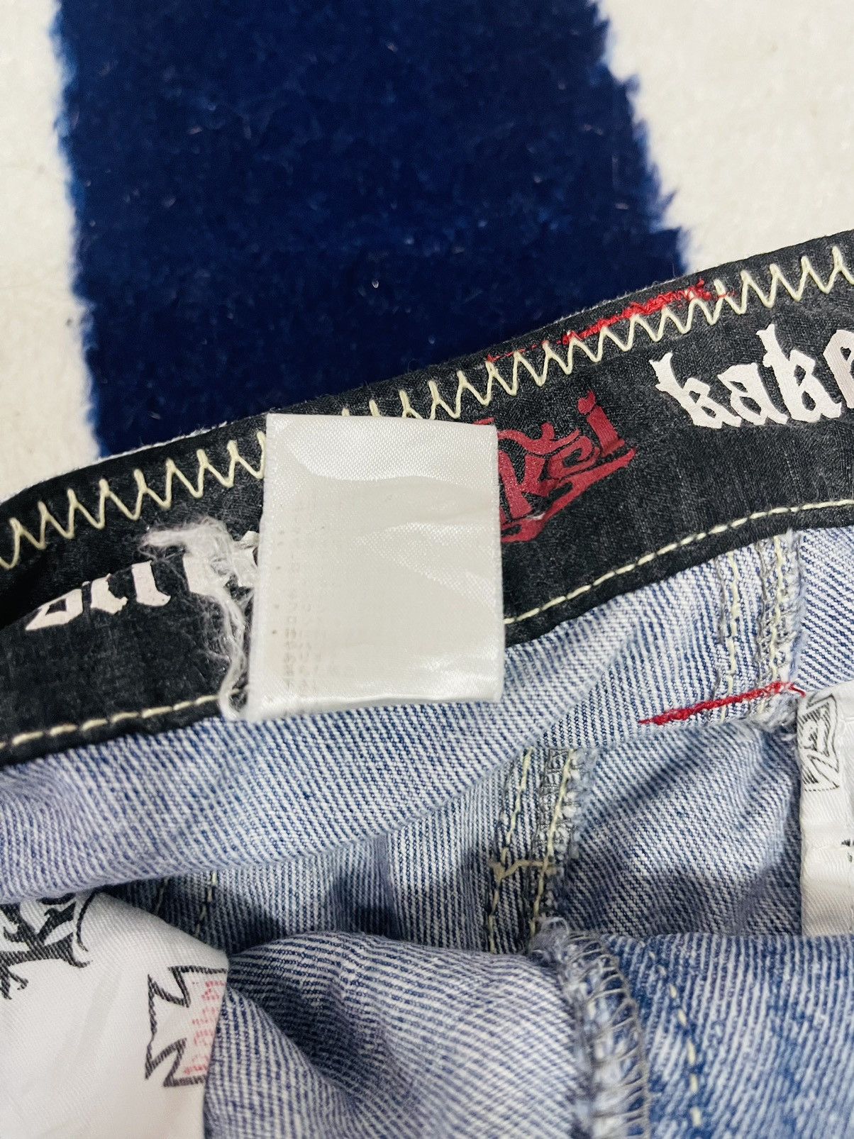 Japanese Brand Kakei Street Baggy Jeans (13) Size US 34 / EU 50 - 6 Thumbnail