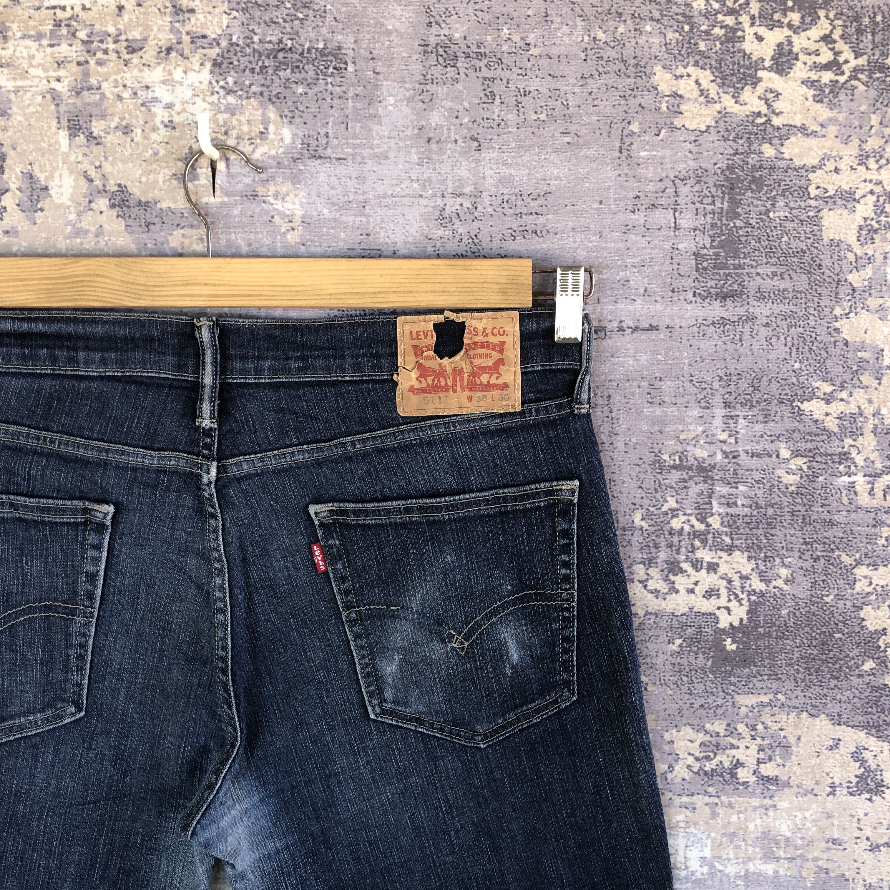 Levi's Vintage Levis 511 Distressed Jeans Levi's Slim Tapered Denim Size US 36 / EU 52 - 5 Thumbnail