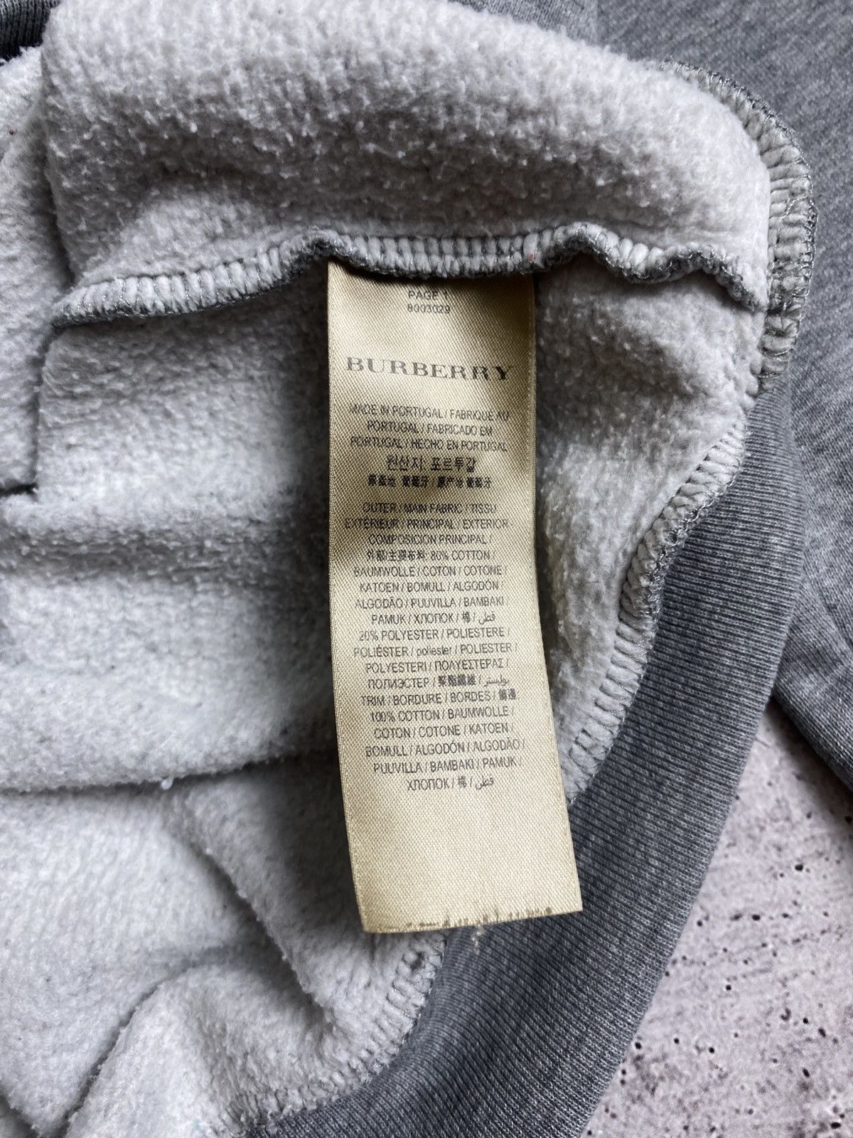Burberry Burberry Crewneck Big Logo Sweatshirt Size US S / EU 44-46 / 1 - 10 Thumbnail