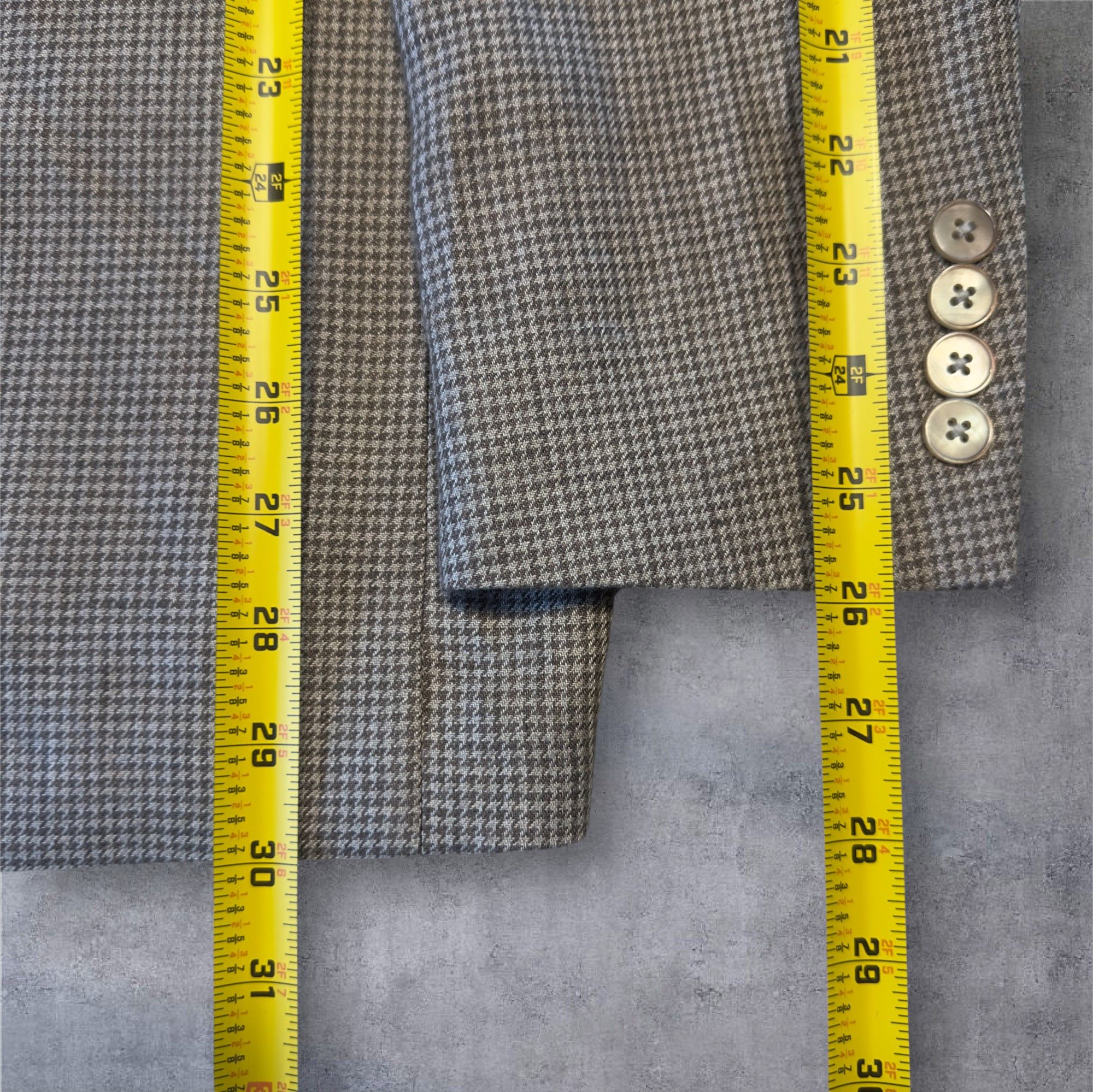 Ralph Lauren RALPH LAUREN Blazer Sport Coat Jacket 38R Linen Plaid Size 40L - 7 Thumbnail
