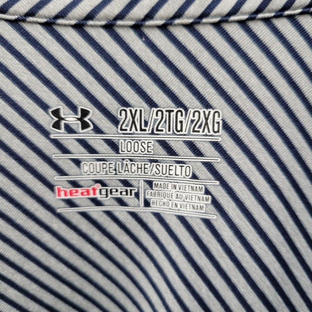 Under Armour Under Armour Stripes Polo Shirt Size XXL Men Excellent Cond Size US XXL / EU 58 / 5 - 7 Thumbnail