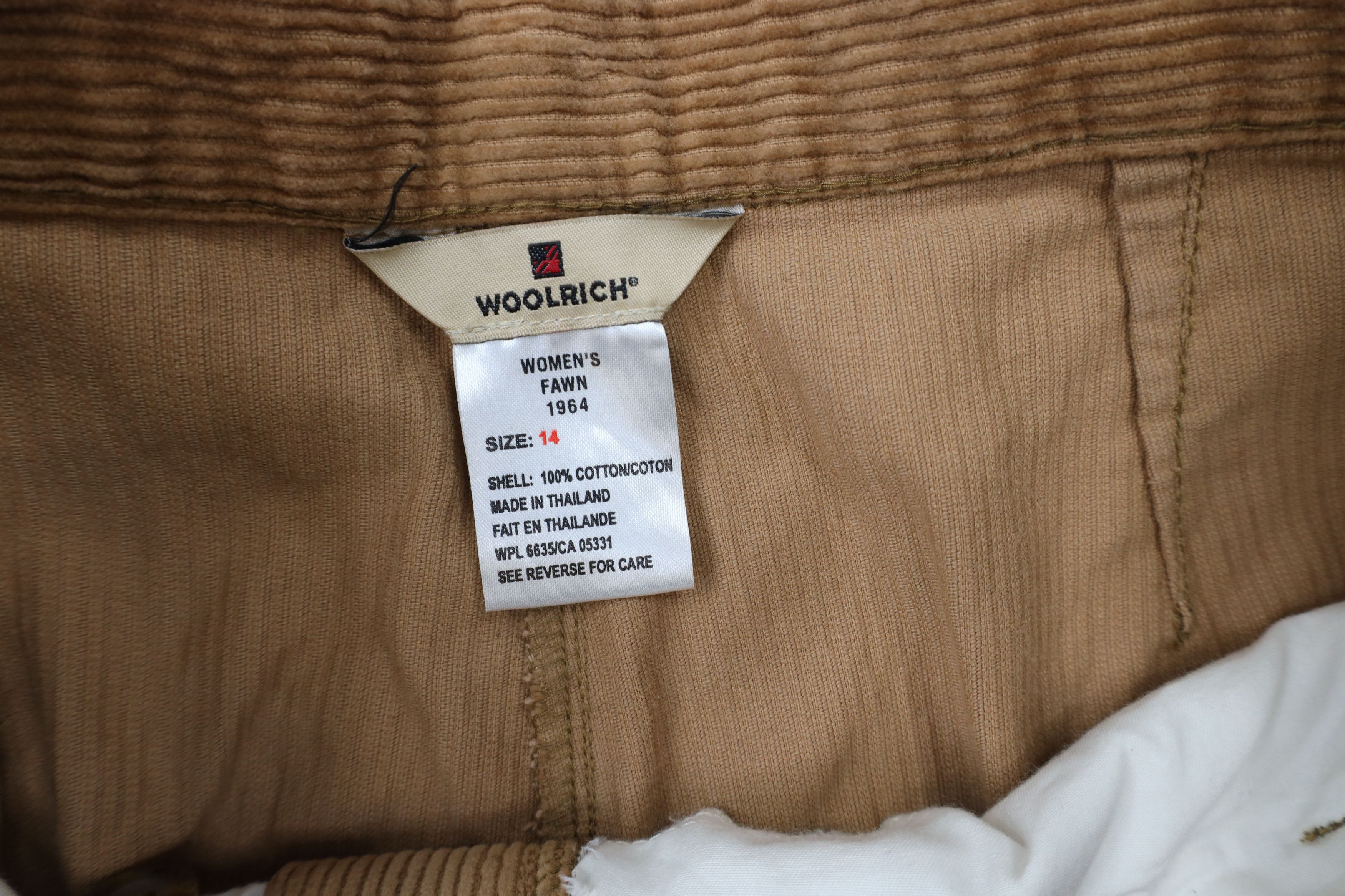 Vintage × Woolrich Woolen Mills Vintage 90s Woolrich Tapered Leg Corduroy Chino Pants Brown Size 36" / US 14 / IT 50 - 6 Thumbnail