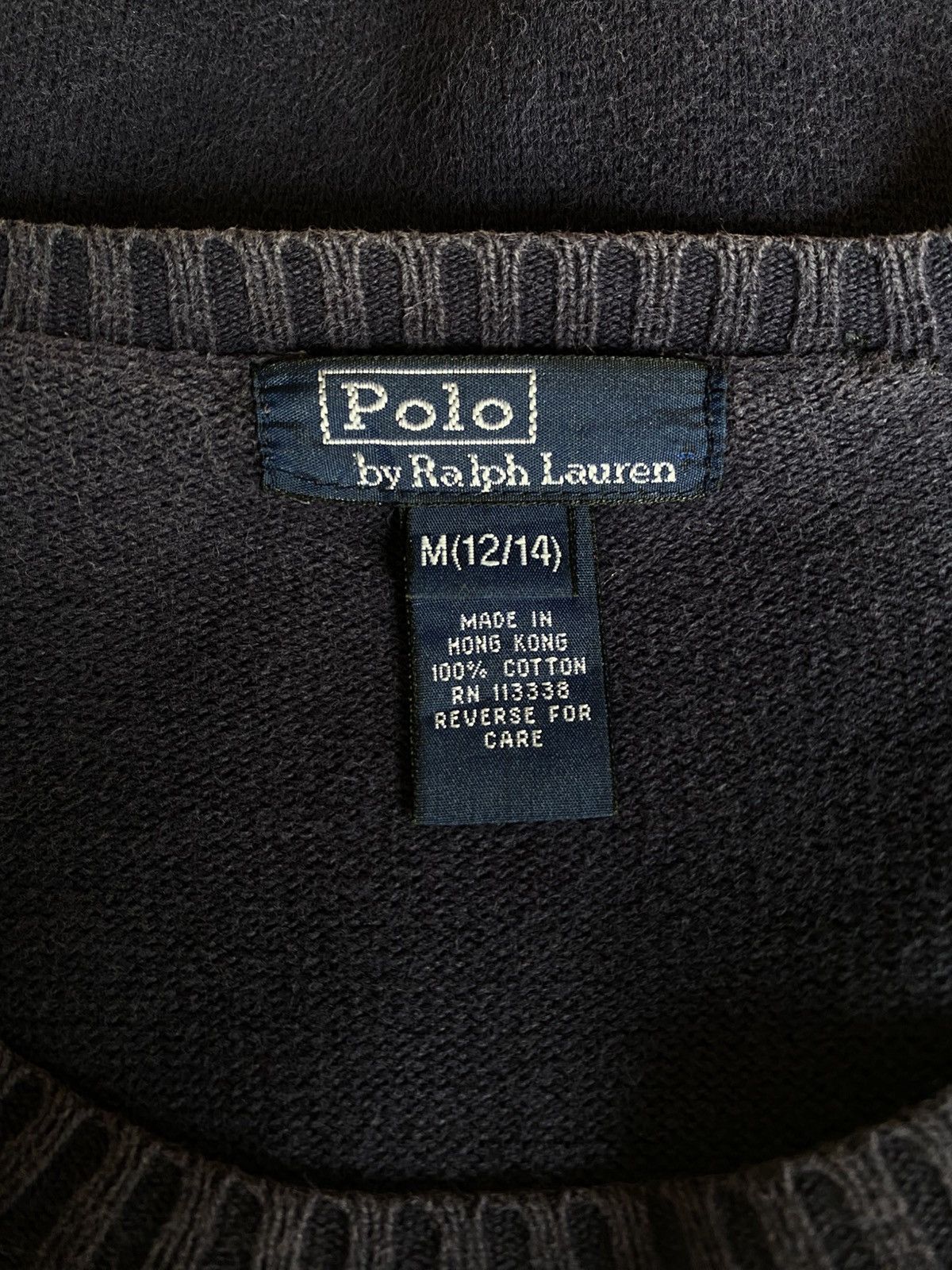 Polo Ralph Lauren Polo by Ralph Lauren Blue Knit Crewneck Sweater Size US M / EU 48-50 / 2 - 5 Thumbnail