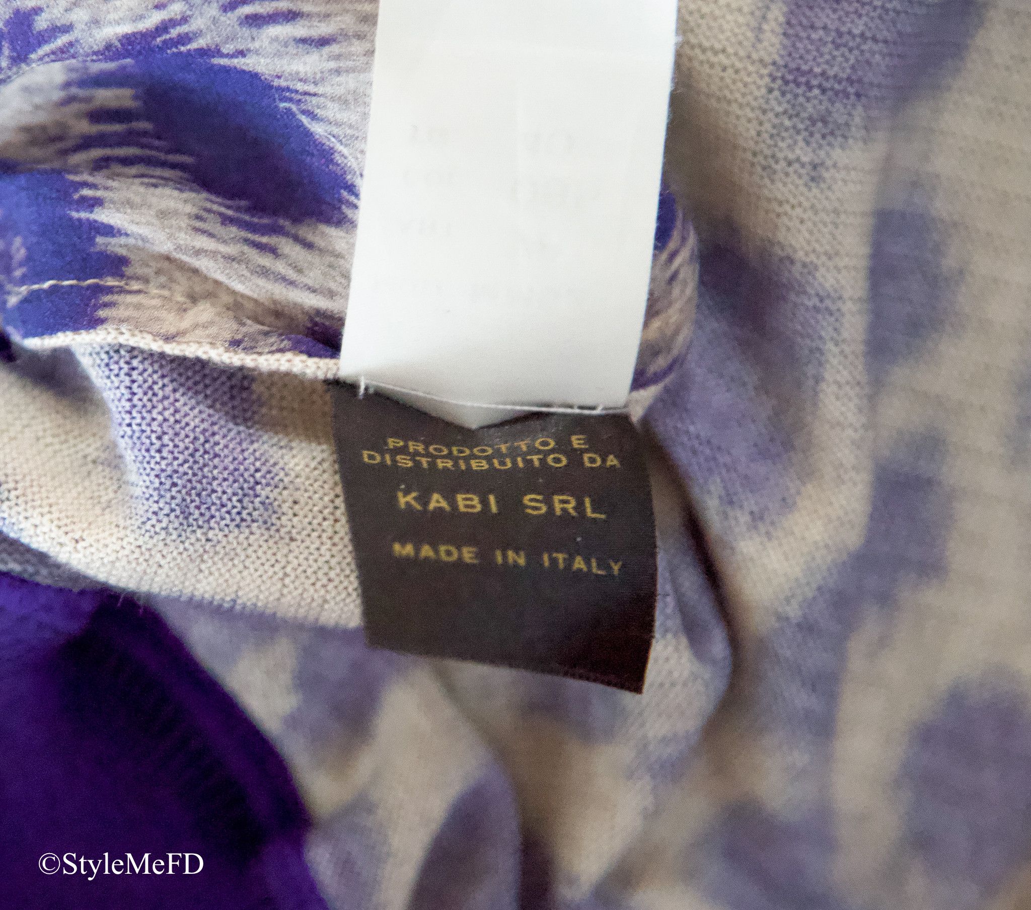 Other Kabi Srl Italian Purple Leopard Cardigan Size S / US 4 / IT 40 - 6 Thumbnail