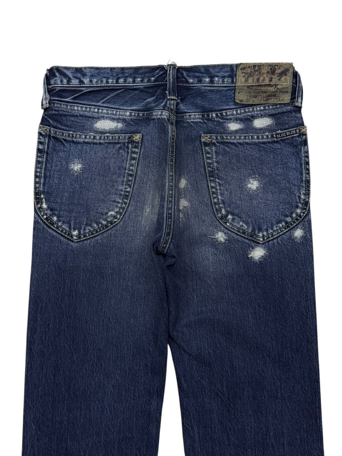 Blue Blue Japan Vintage Y2K Blue Blue Japan | King Of The Blue | W31 Size US 31 - 5 Thumbnail
