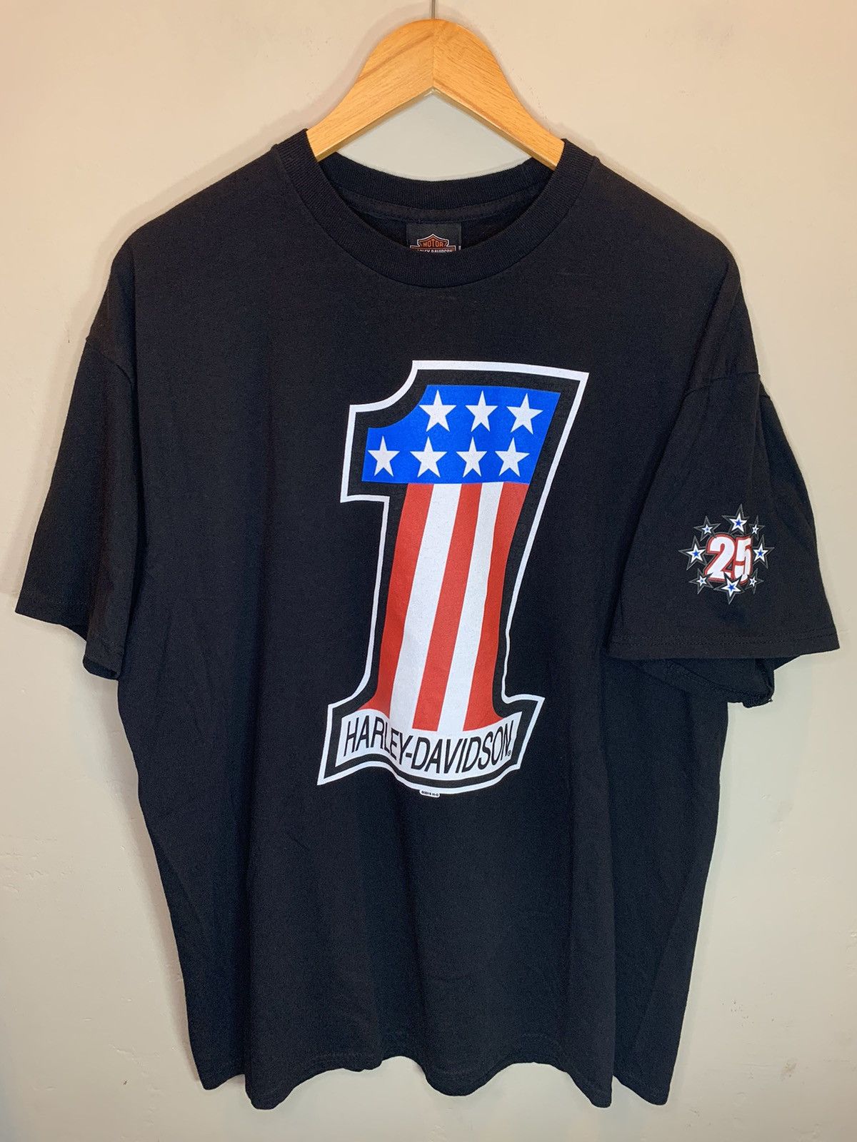 Harley Davidson RARE* Vintage Harley Davidson Daytona 25th Biker Art T-Shirt Size US XL / EU 56 / 4 - 1 Thumbnail
