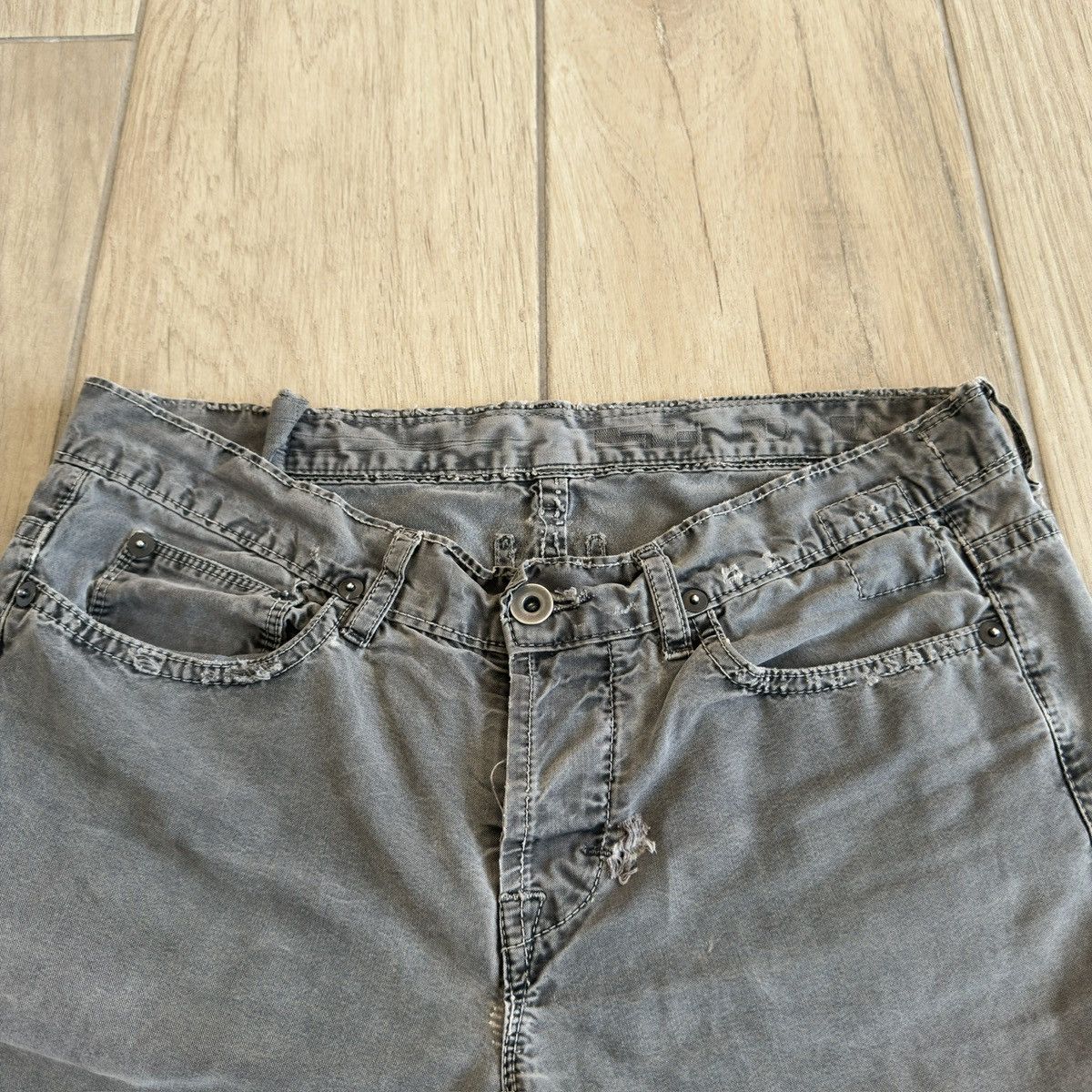 Rick Owens Drkshdw SS2006 "Tungsten" Dark Shadow Thin Denim Jeans Size US 28 / EU 44 - 5 Thumbnail