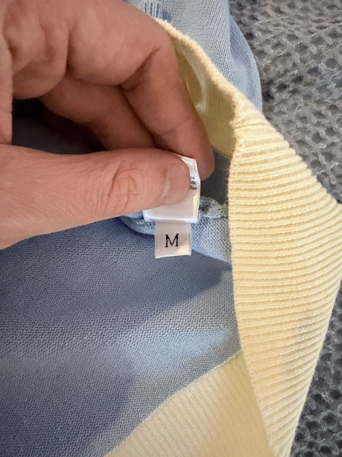Other Mone Monte Carlo - EVENING KNIT SHIRT - AZUR Size US M / EU 48-50 / 2 - 6 Thumbnail