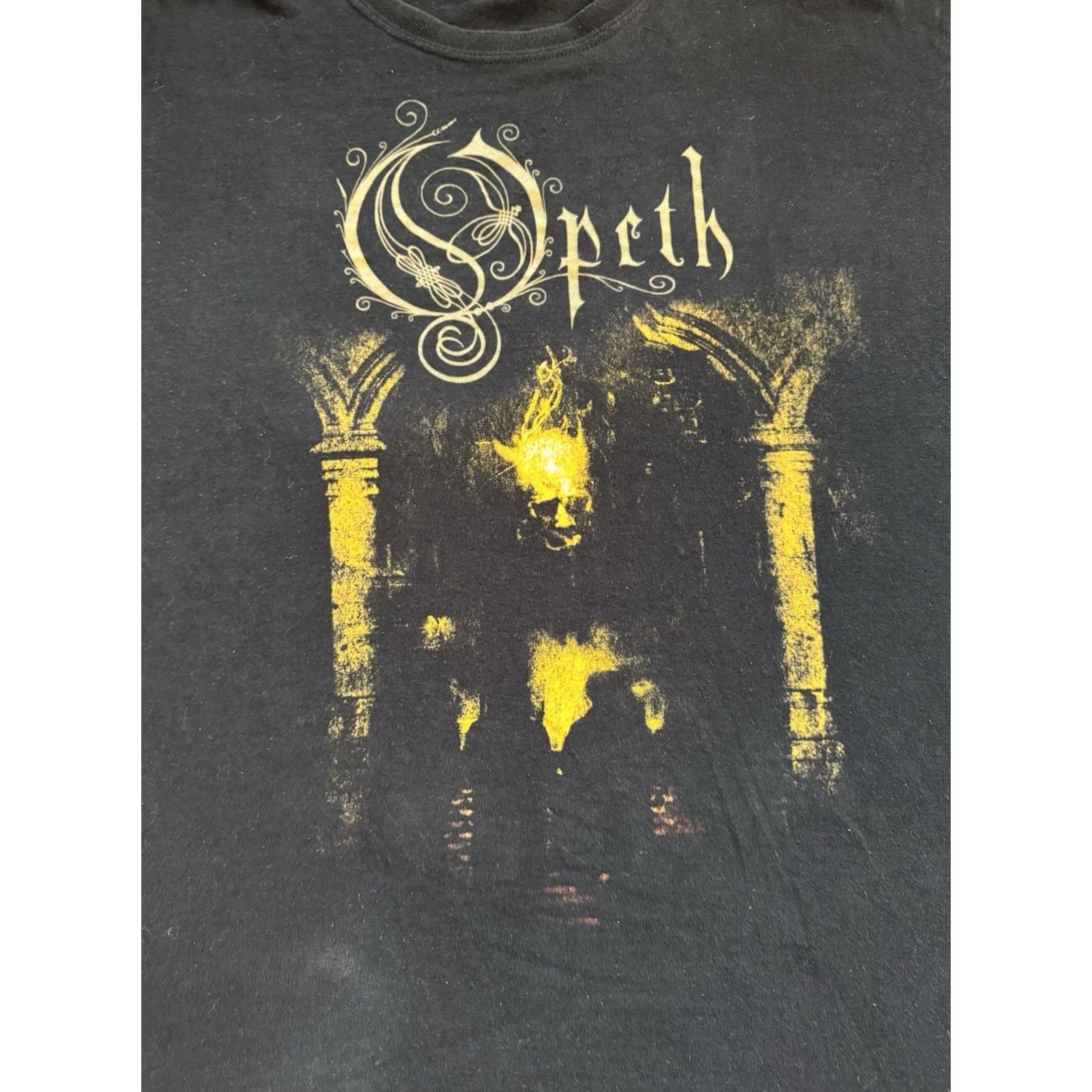 Anvil Vintage 2000s Opeth Concert Shirt Sz XL Black Graphic - Anvil Size US XL / EU 56 / 4 - 2 Thumbnail