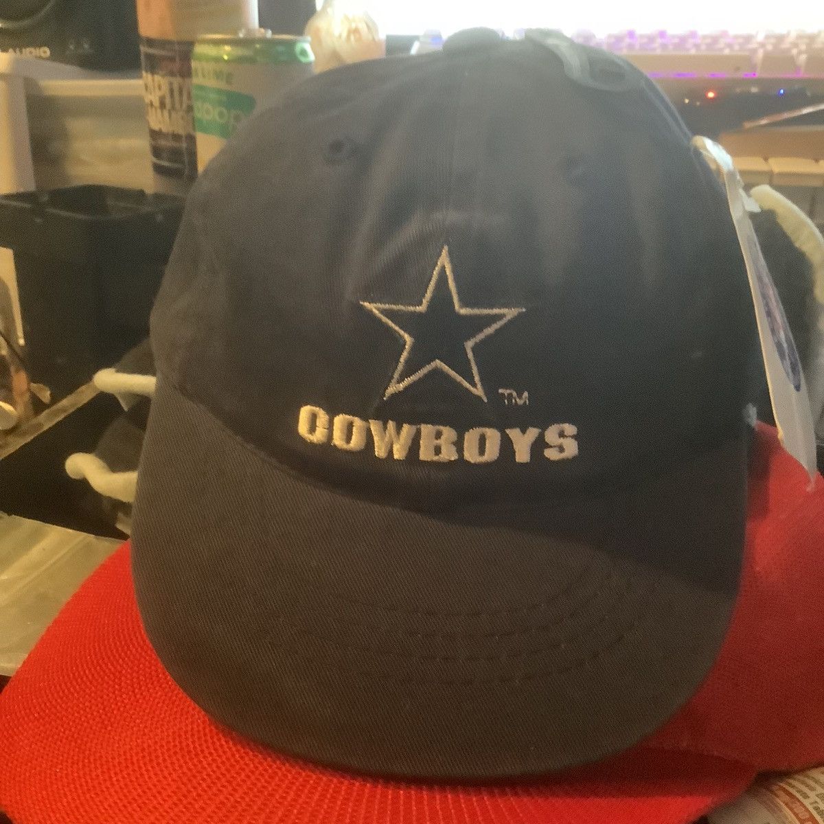 NFL Dallas Cowboys Hat Youth Kids Blue Embroidered Adjustable Size ONE SIZE - 1 Thumbnail