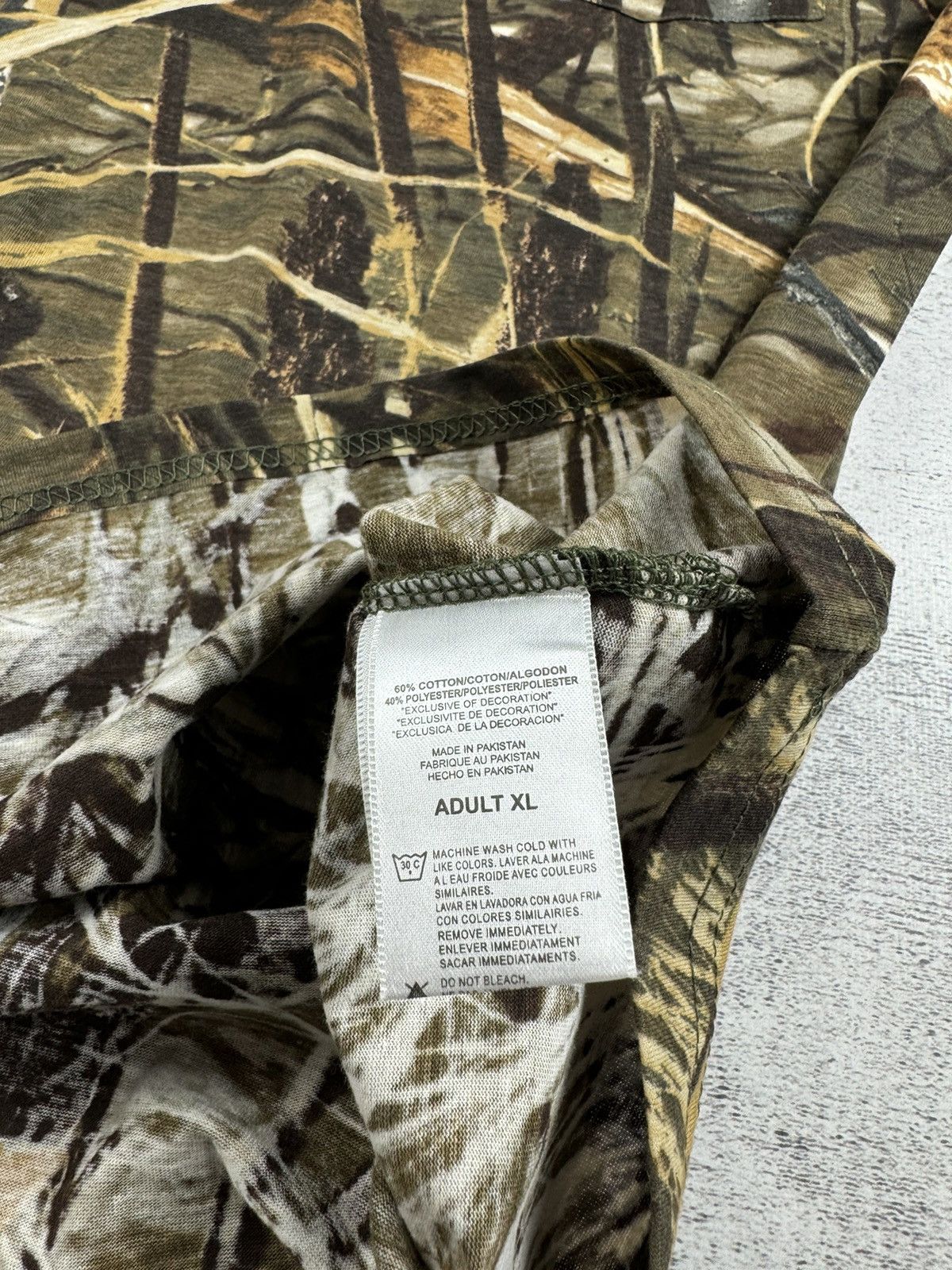 Realtree Vintage NEW Camo Realtree Thick Jungle Army Y2K T Shirt Tee Size US XL / EU 56 / 4 - 10 Thumbnail