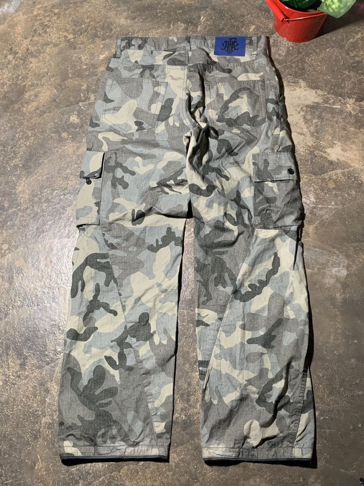 PPFM PPFM Camo Baggy Cargo Pants Size US 32 / EU 48 - 6 Thumbnail