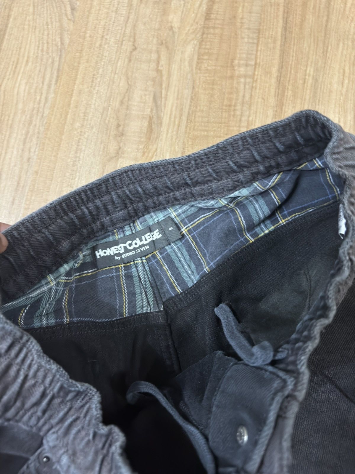 Japanese Brand STUDIO 7 DOUBLE KNEE BAGGY PANTS Size US 32 / EU 48 - 4 Thumbnail