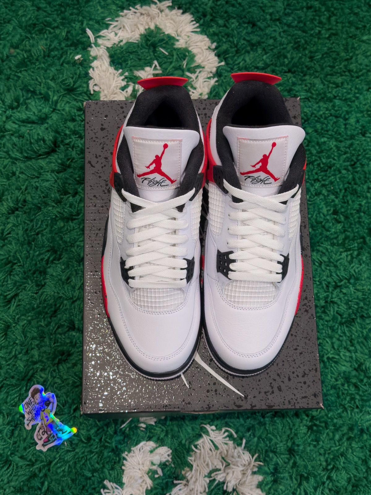 Jordan Brand Jordan 4 Retro Red Cement Size US 12 / EU 45 - 6 Thumbnail