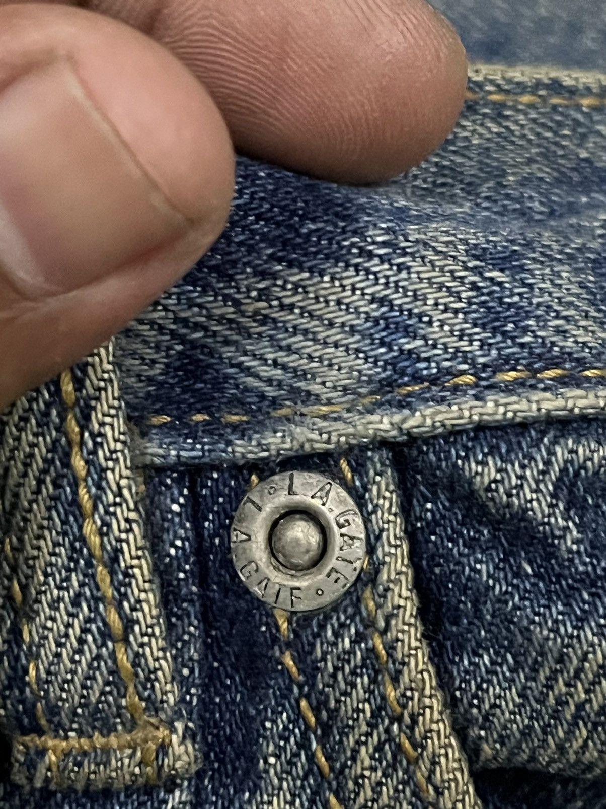 Yasuyuki Ishii Vintage Gate Jeans Mudwash Denim Size US 34 / EU 50 - 5 Thumbnail