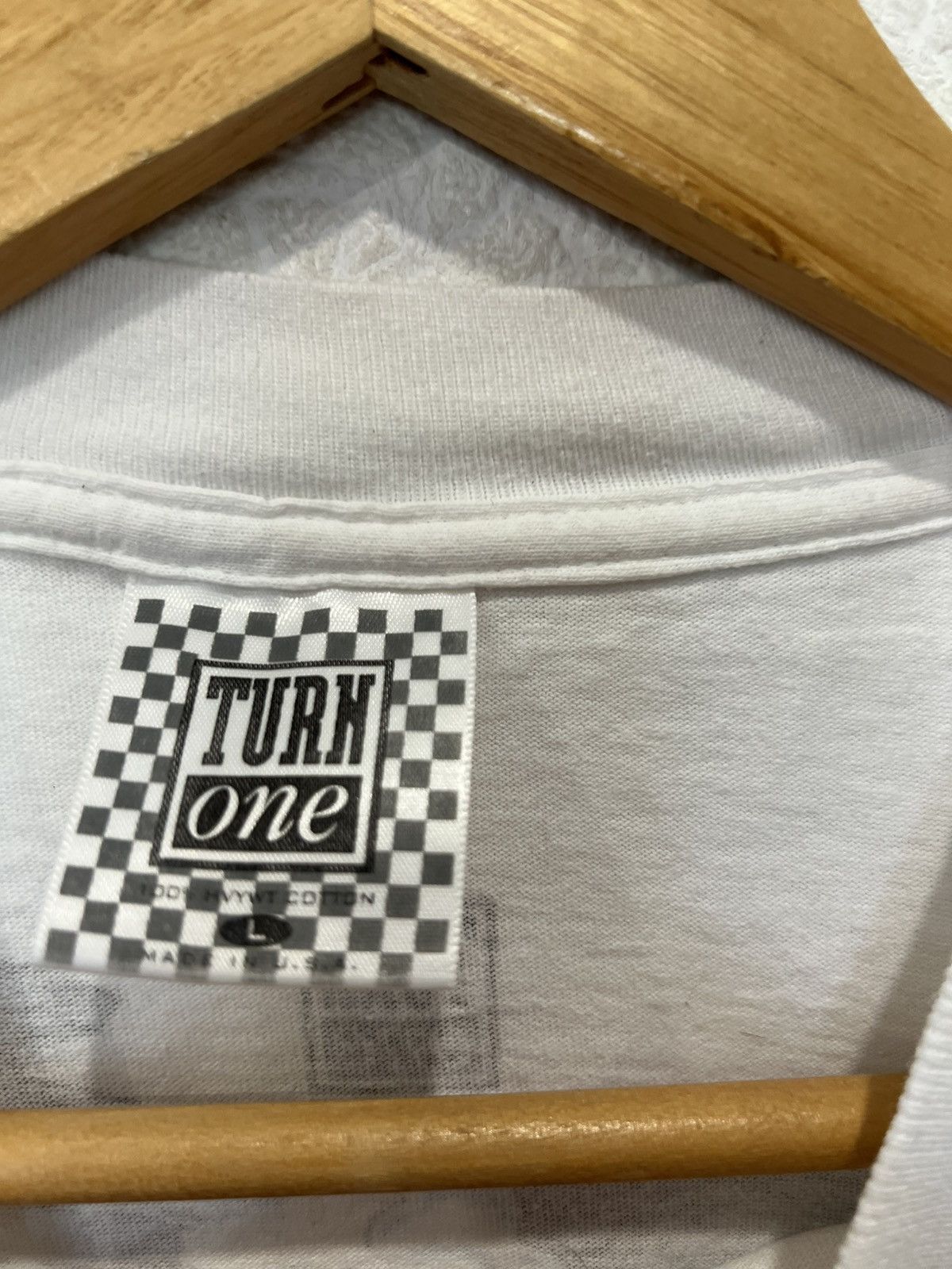 Vintage Vintage 1996 Turn One Racing T Shirt Tee The Art Of Italian Size US L / EU 52-54 / 3 - 5 Thumbnail