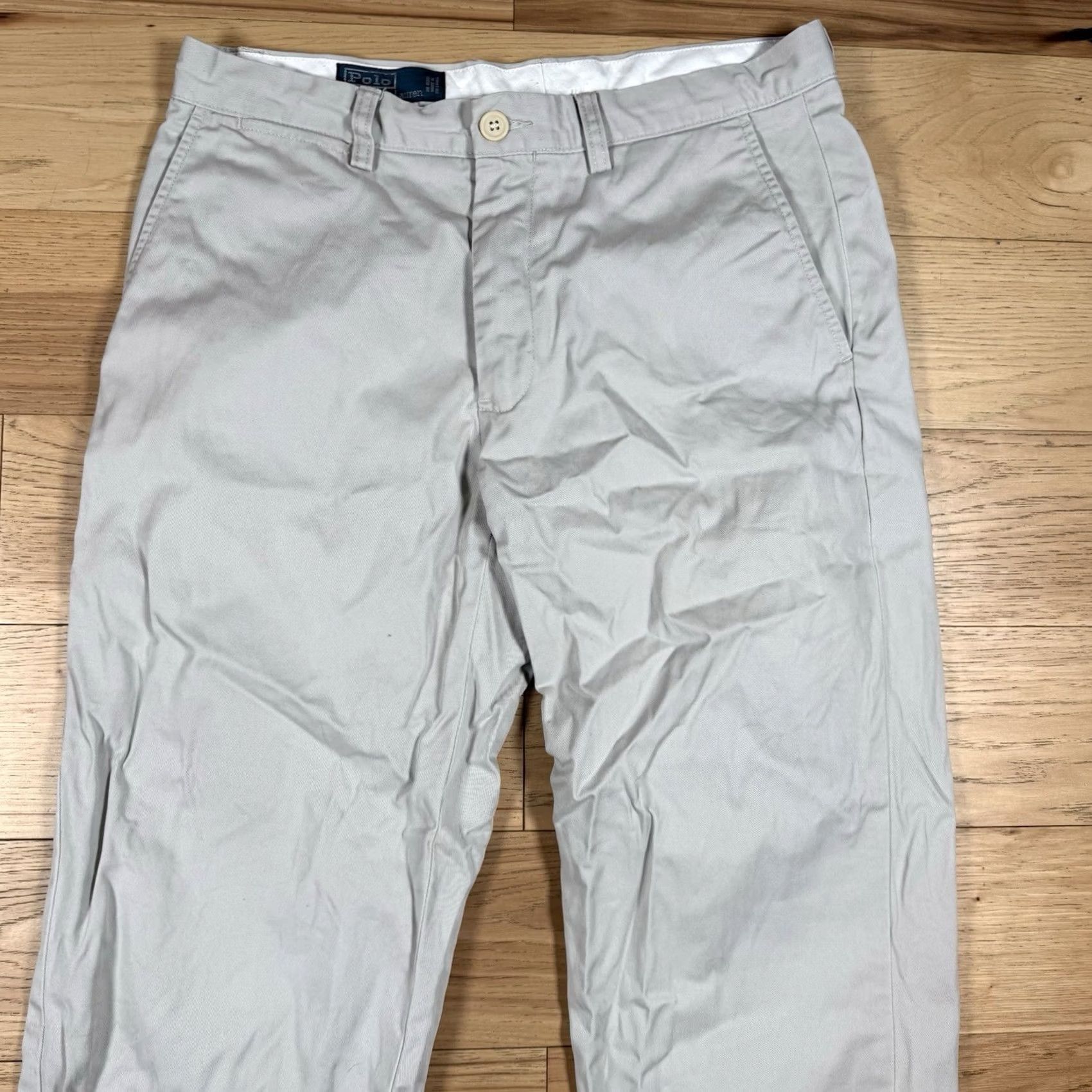 Polo Ralph Lauren VINTAGE Polo Ralph Lauren Preston Pants Mens 32x32 Khaki Straight Leg Classic Polo Ralph Lauren Andrew Chino USA 32 Beige Mens Size US XS / EU 42 / 0 - 3 Thumbnail