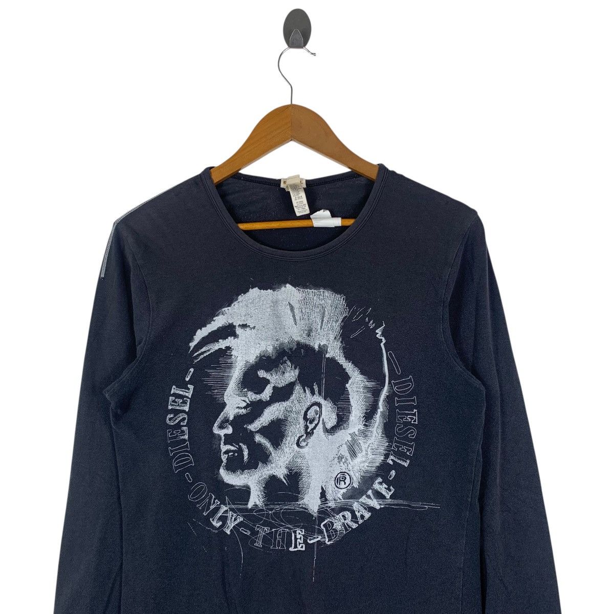 Diesel DIESEL Only The Brave Mohawk Long Sleeve TShirt Size US S / EU 44-46 / 1 - 2 Thumbnail