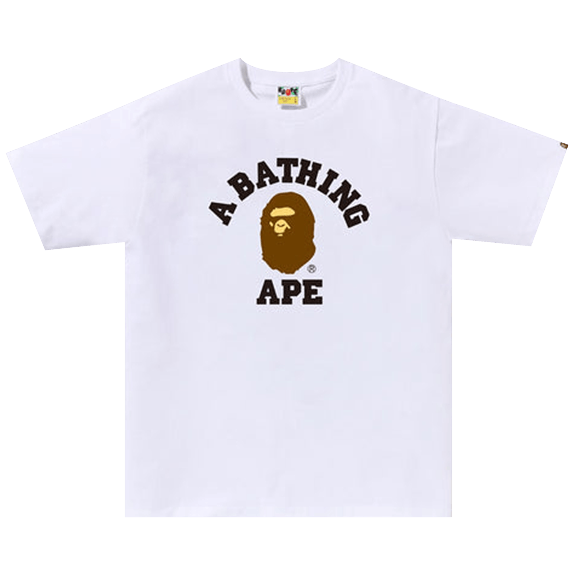 Image of Bape College Tee White, Men's (Size XL)