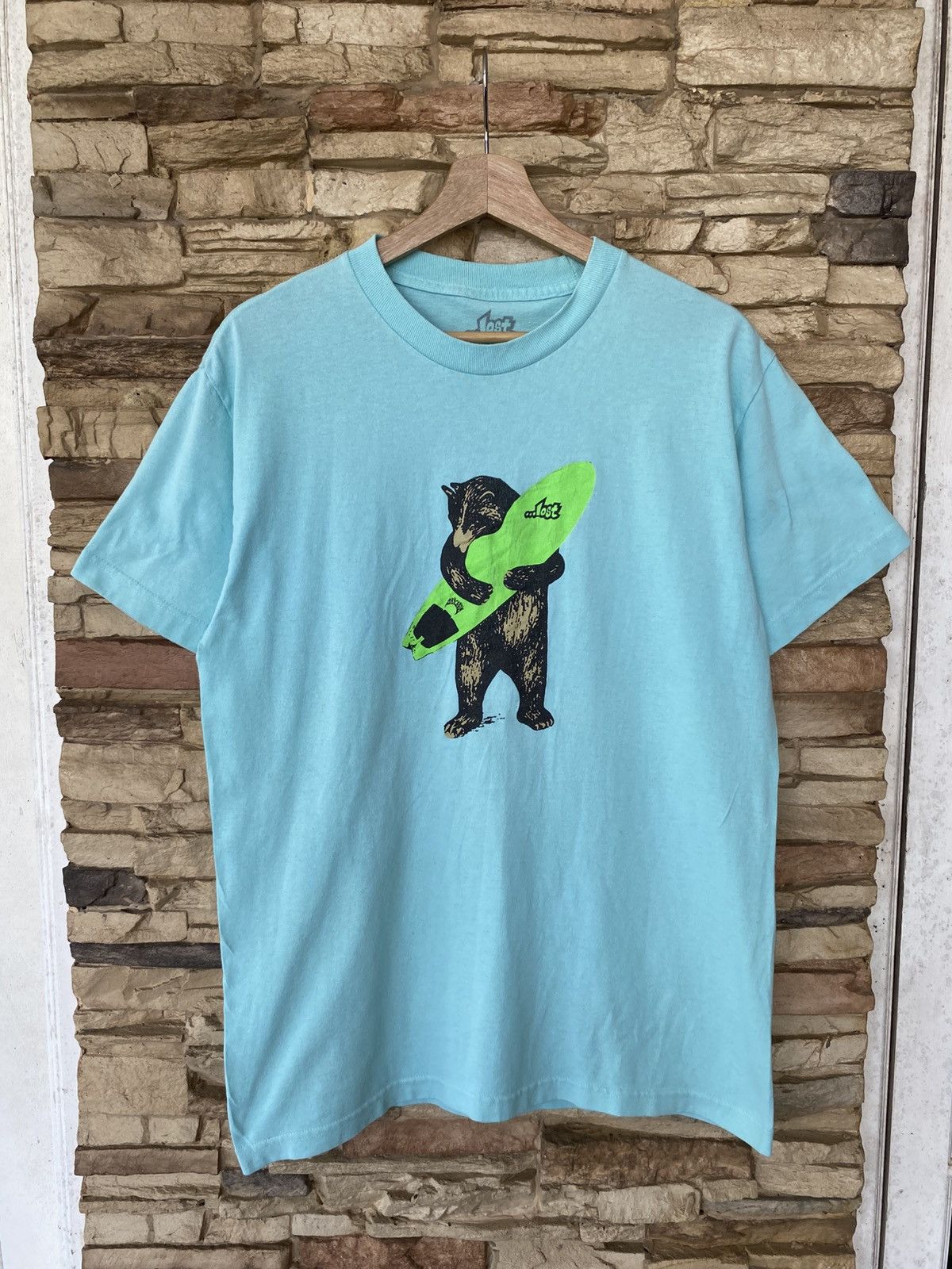 Lost Enterprises Lost Enterprises Bear Surfing Skateboarding Tees Size US M / EU 48-50 / 2 - 1 Thumbnail