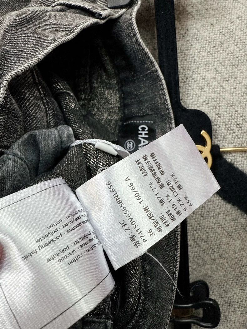 Chanel Chanel 23C popular smoke gray double C jeans Size 24" / US 00 / IT 34 - 5 Thumbnail