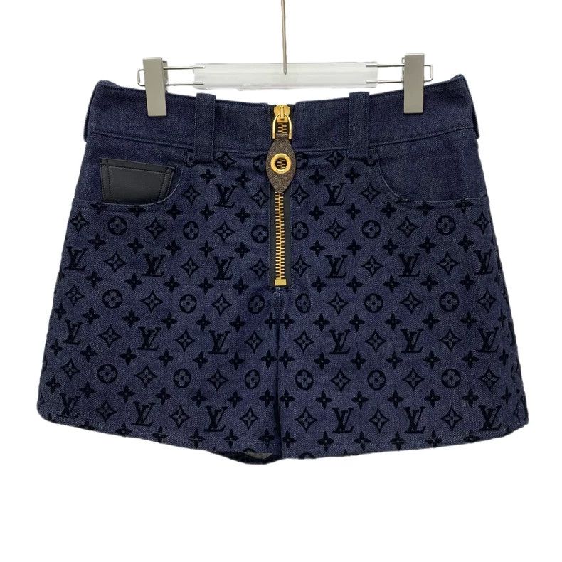 Louis Vuitton Louis Vuitton 23 dark blue logo presbyopic cotton casual d Size 39" - 1 Thumbnail