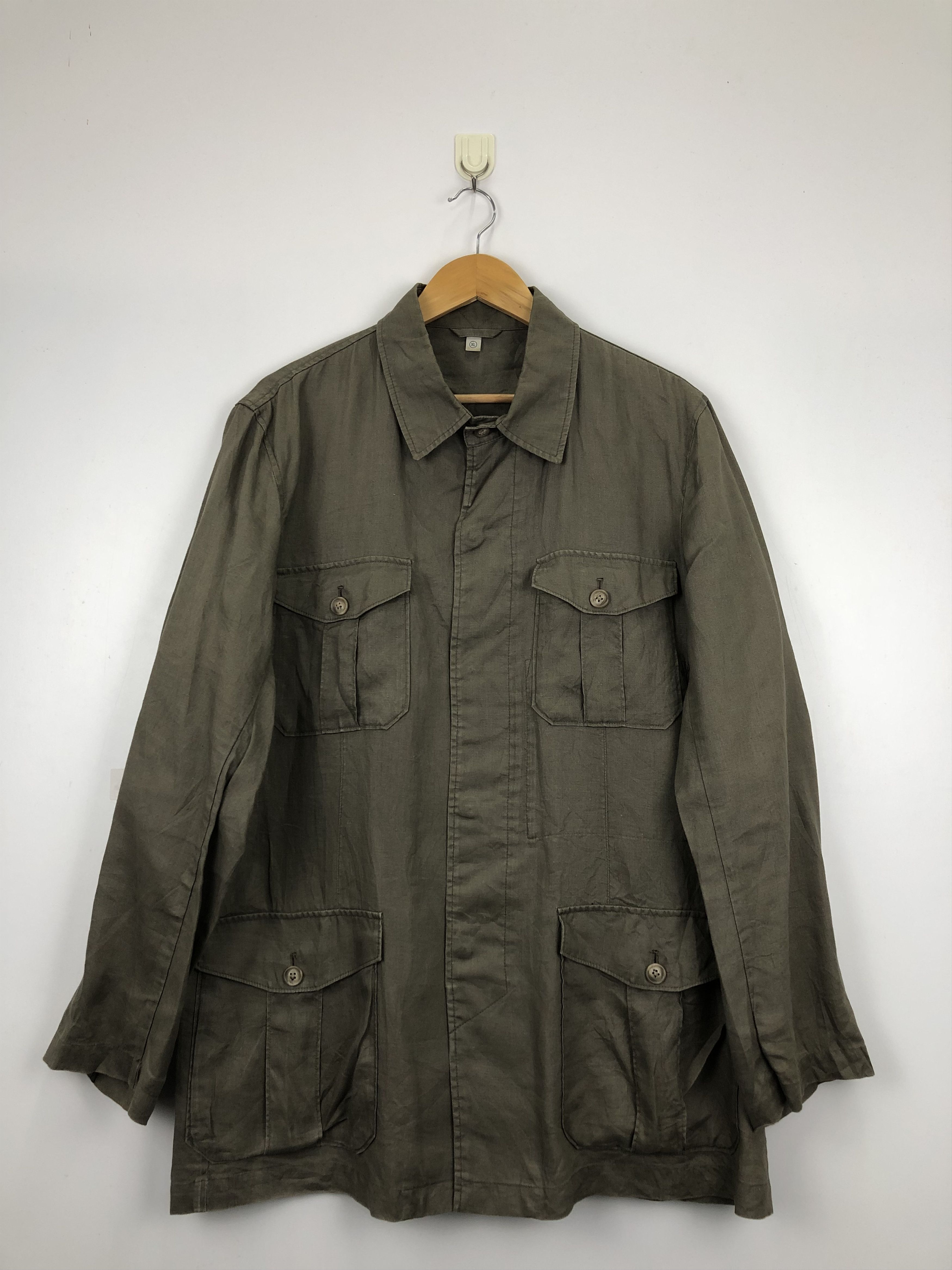Japanese Brand Japanese Brand Uniqlo Denim Parka Multipocket Jacket J0731 Size US XL / EU 56 / 4 - 1 Thumbnail