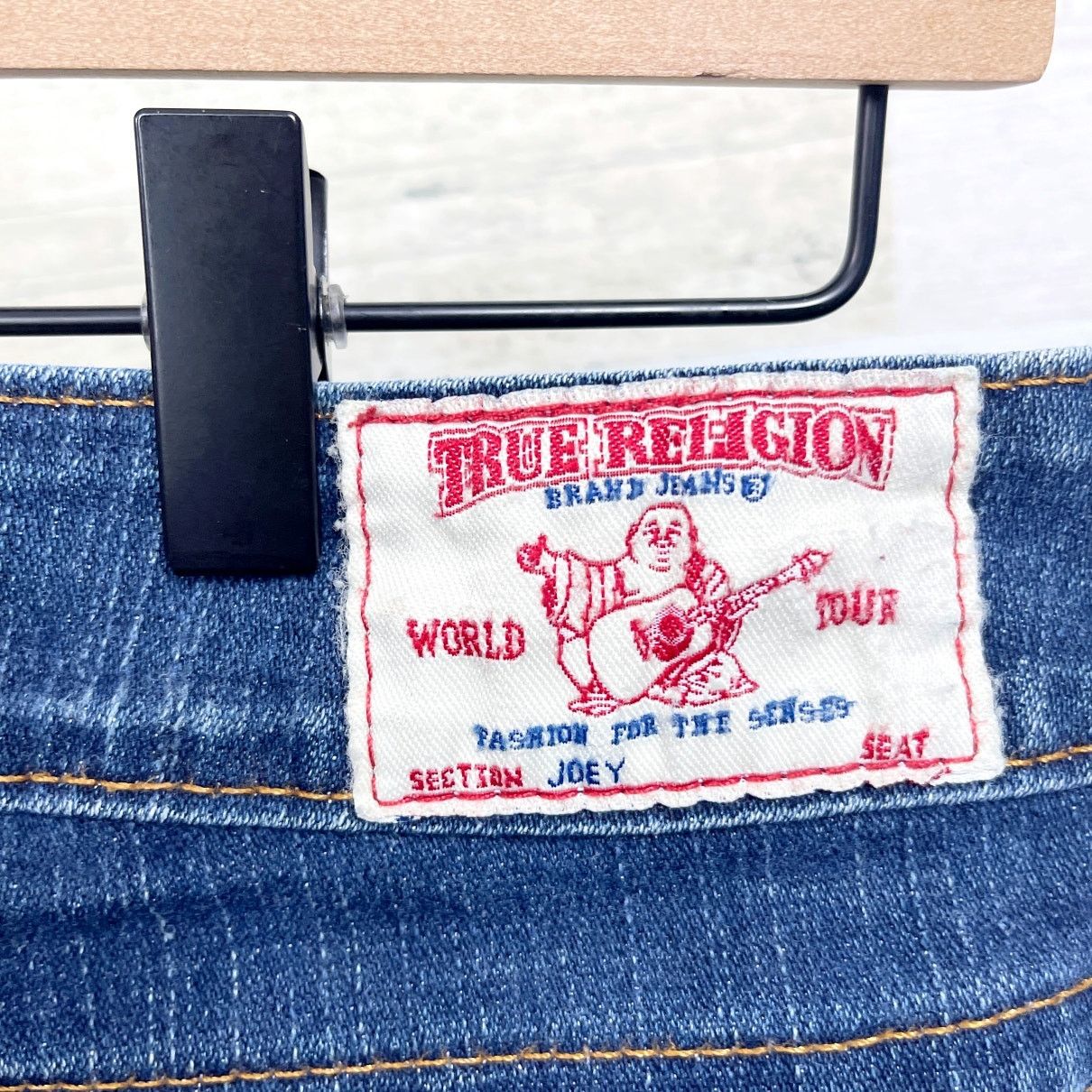True Religion True Religion Joey Horseshoe Logo Jeans Dark Wash Womens 26 Size 26" / US 2 / IT 38 - 9 Thumbnail