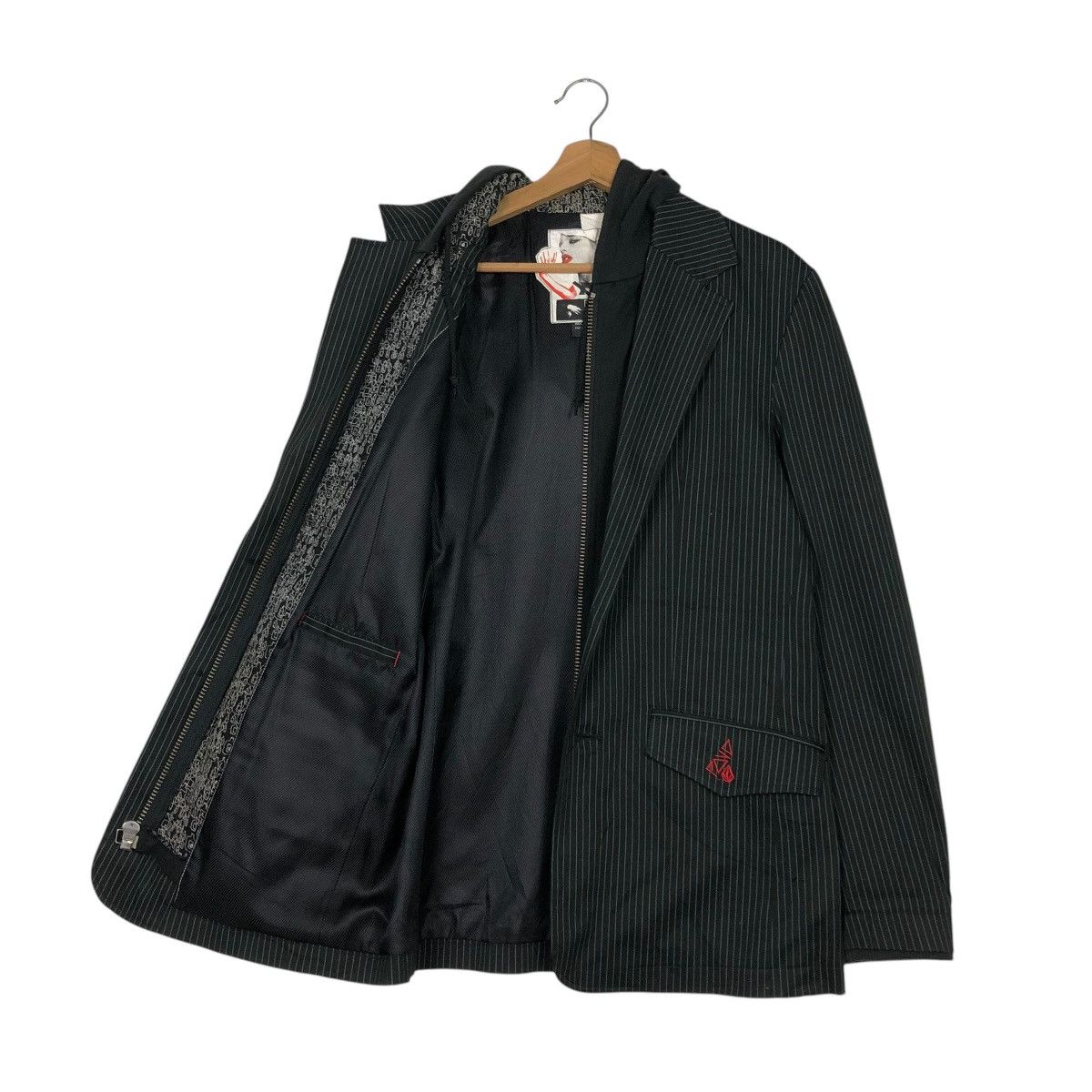 Hysteric Glamour 🔥VINTAGE HICKORY CHORE JACKET STRIPED VOLCOM PUNK DESIGN Size US M / EU 48-50 / 2 - 17 Thumbnail