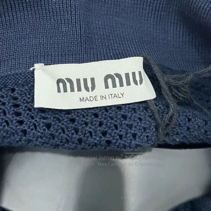 Miu Miu Miu Miu Women's Navy Blue Dress . Size XXS / US 00 / IT 34 - 5 Thumbnail